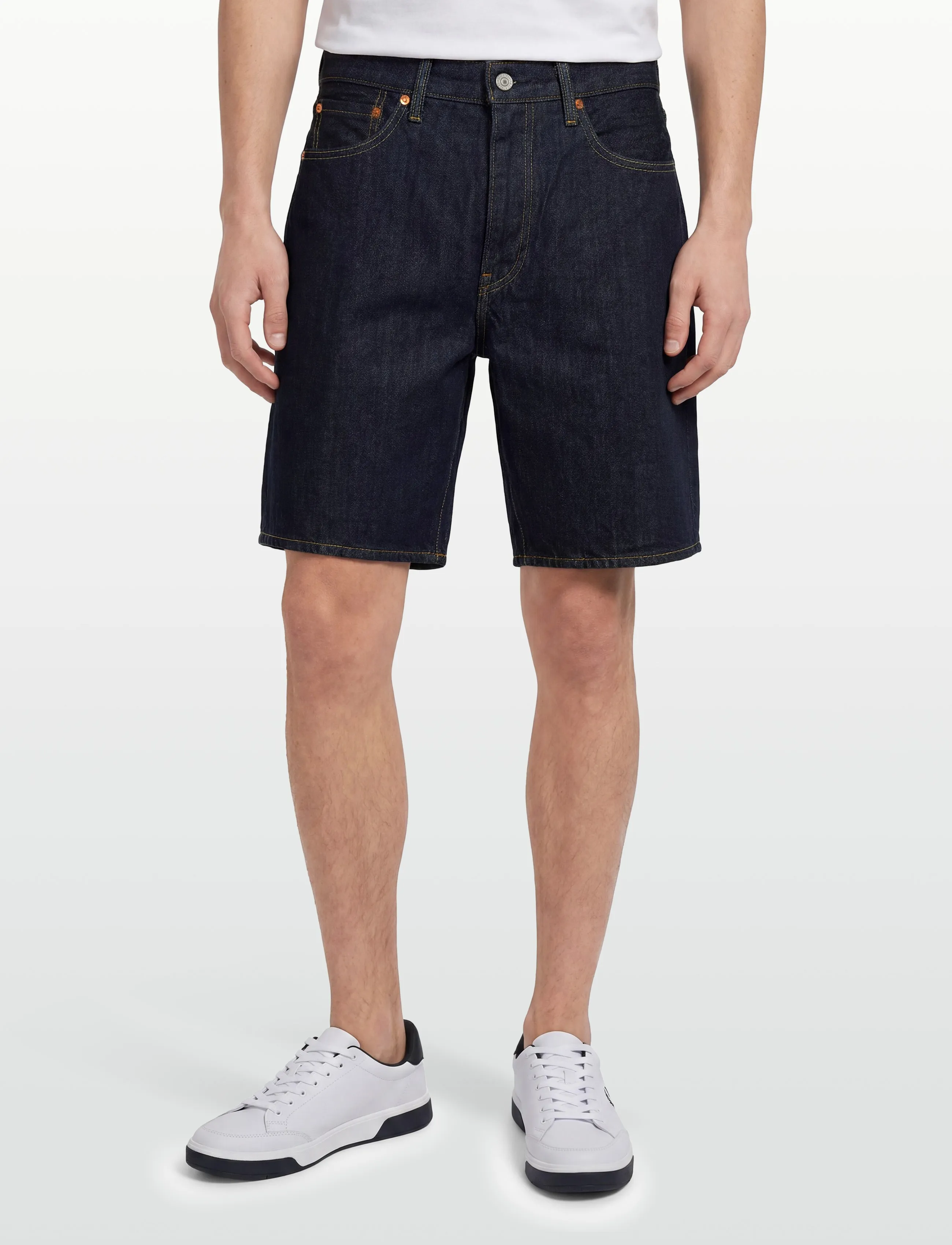 Levi's® - 468 LOOSE SHORTS RINSE MASTER - herren - dark indigo - flat finish - 3