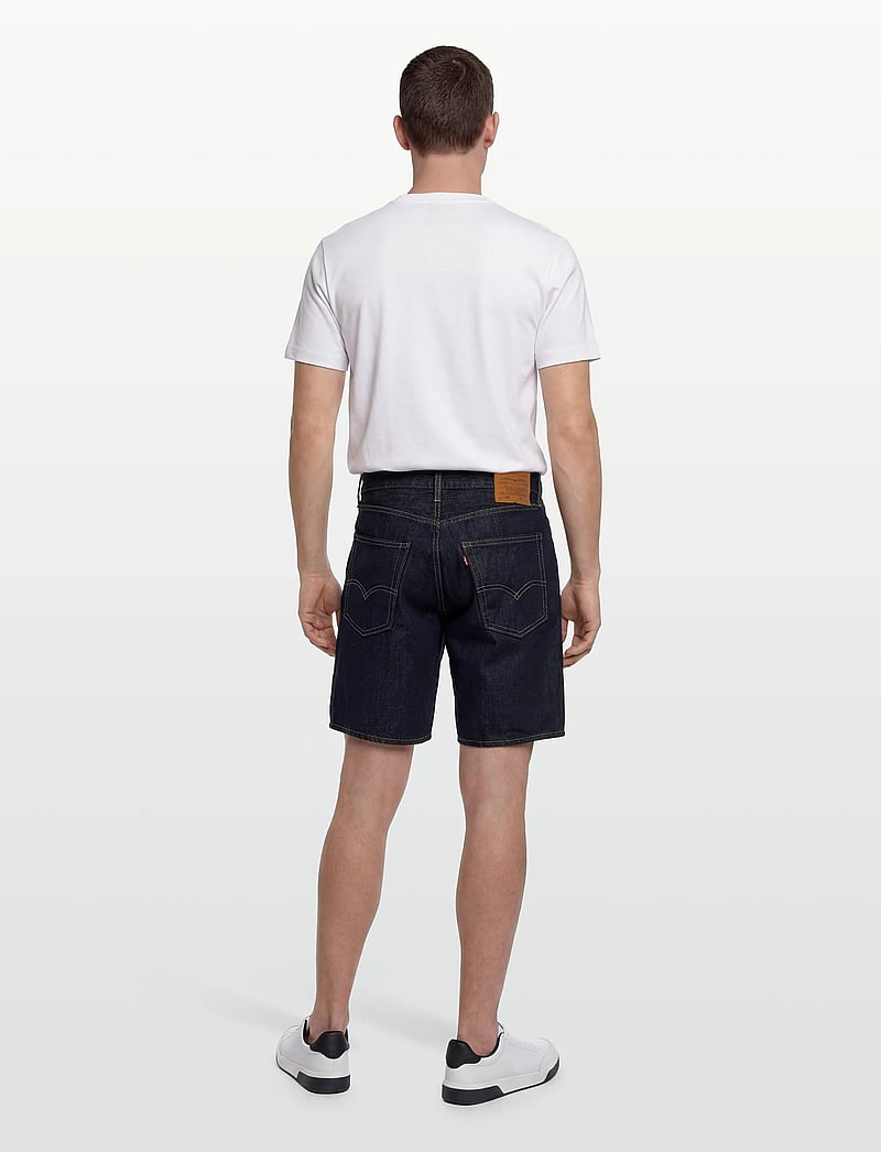 Levi's® - 468 LOOSE SHORTS RINSE MASTER - lühikesed teksapüksid - dark indigo - flat finish - 4