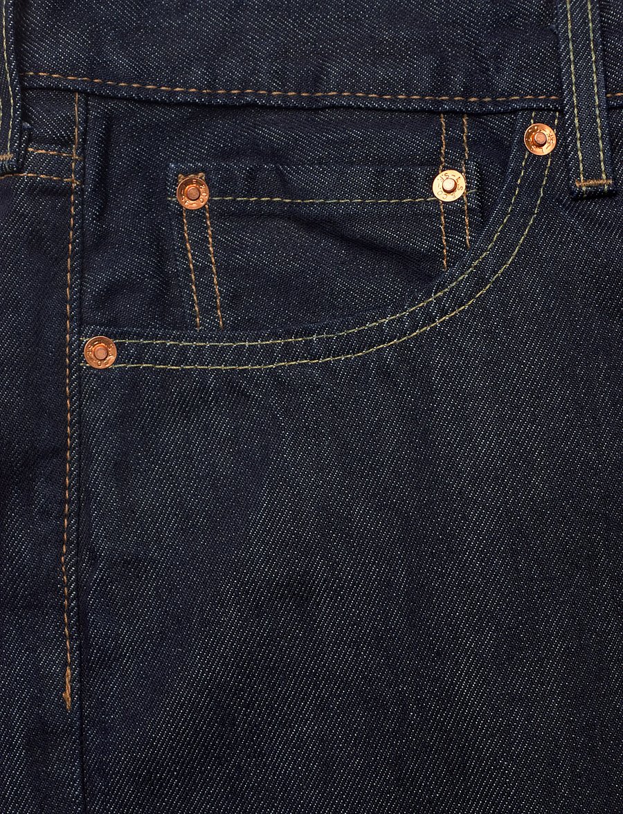 Levi's® - 468 LOOSE SHORTS RINSE MASTER - jeans shorts - dark indigo - flat finish - 5