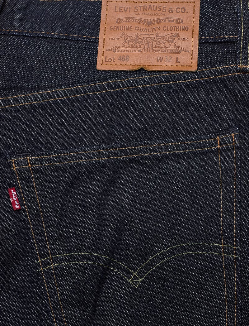 Levi's® - 468 LOOSE SHORTS RINSE MASTER - jorts - dark indigo - flat finish - 4