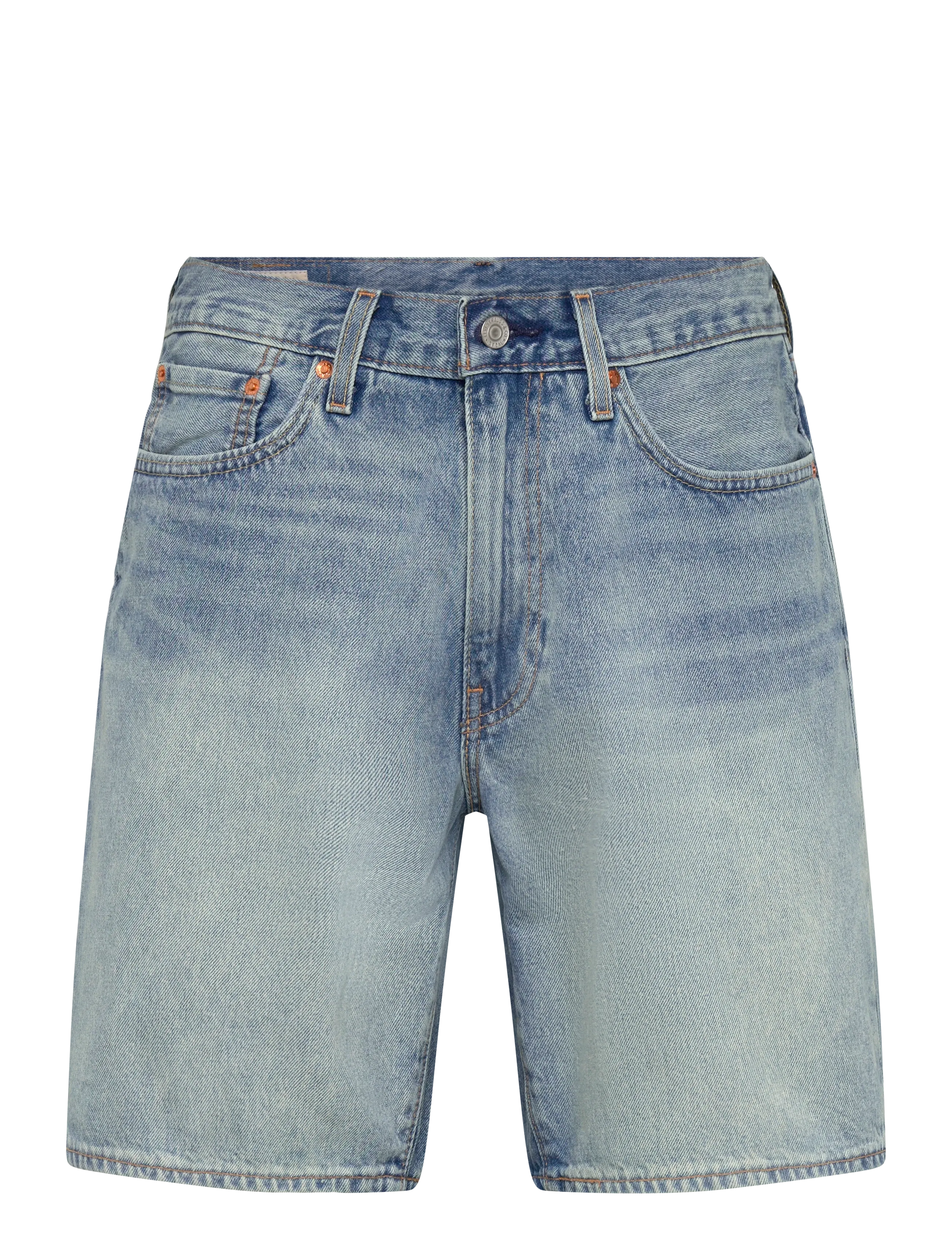 Levi's® 468 LOOSE SHORTS LIGHT WORKOUT - Jeans kleding - LIGHT INDIGO - WORN IN / blue