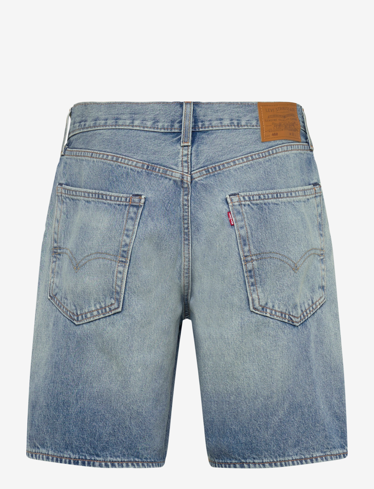Levi's® - 468 LOOSE SHORTS LIGHT WORKOUT - jorty - light indigo - worn in - 1
