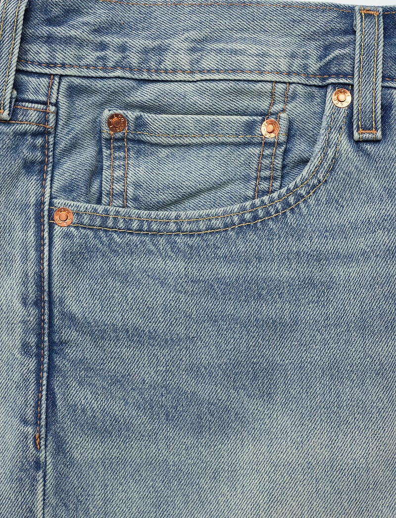 Levi's® - 468 LOOSE SHORTS LIGHT WORKOUT - jeans shorts - light indigo - worn in - 5