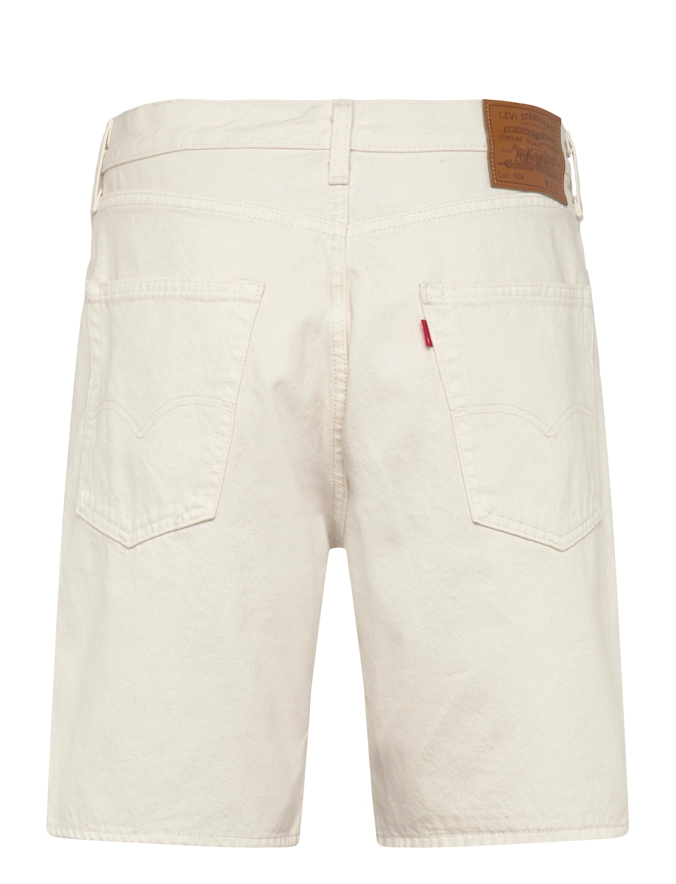 Levi's® - 468 LOOSE SHORTS ECRU BONE SHO - lühikesed teksapüksid - whites - 2