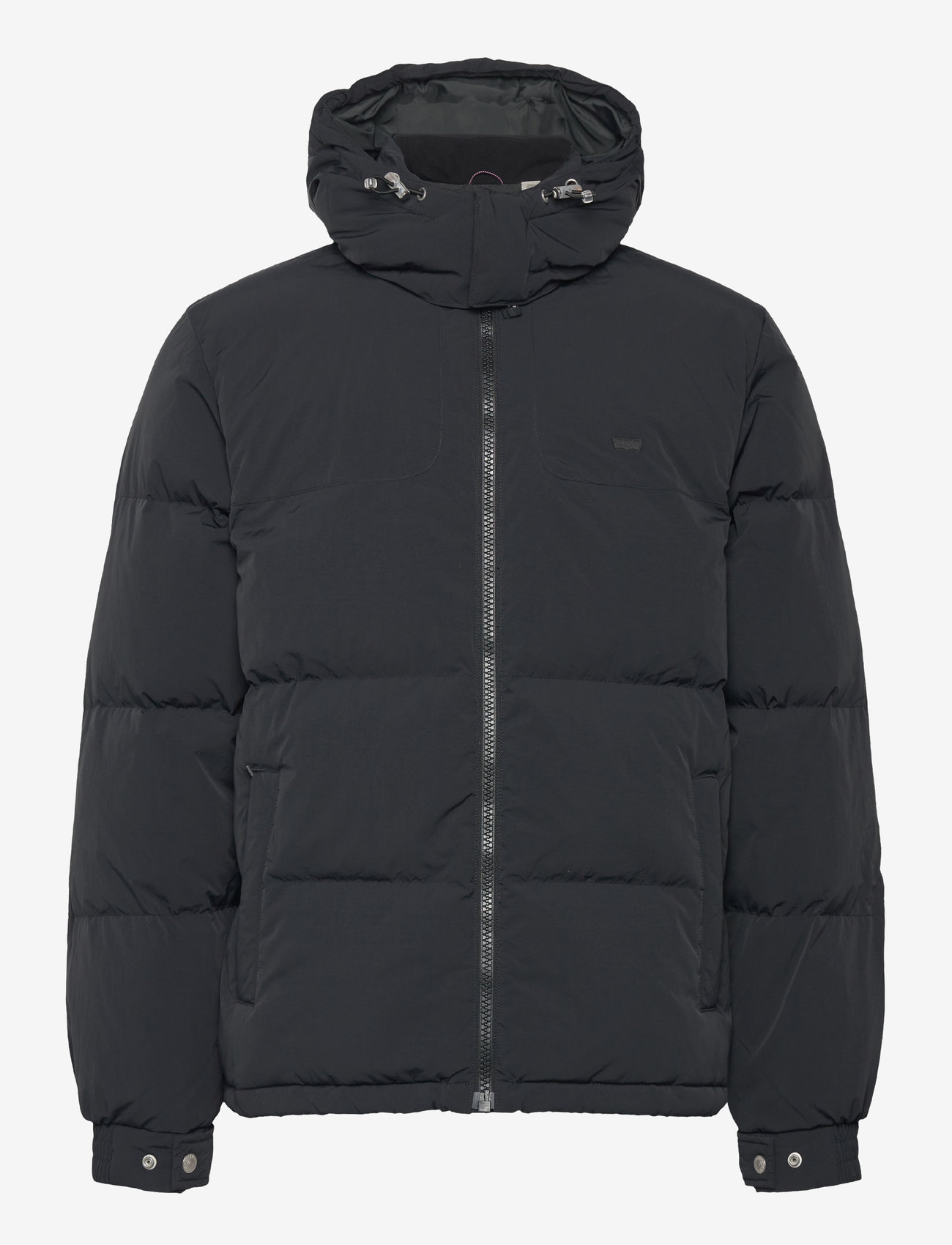 Levi's® - ROCKRIDGE SHORT PUFFER JET BLA - vinterjackor - jet black - 1