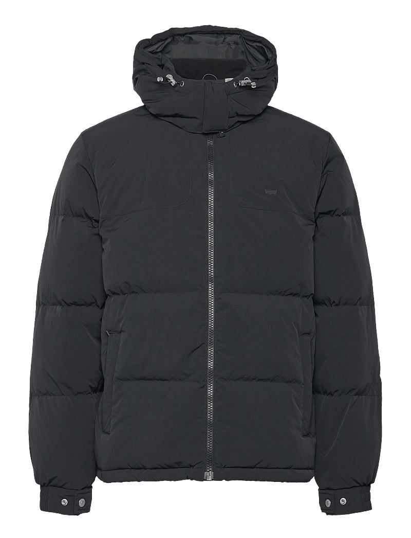 Levi's® - ROCKRIDGE SHORT PUFFER JET BLA - vinterjackor - jet black - 1