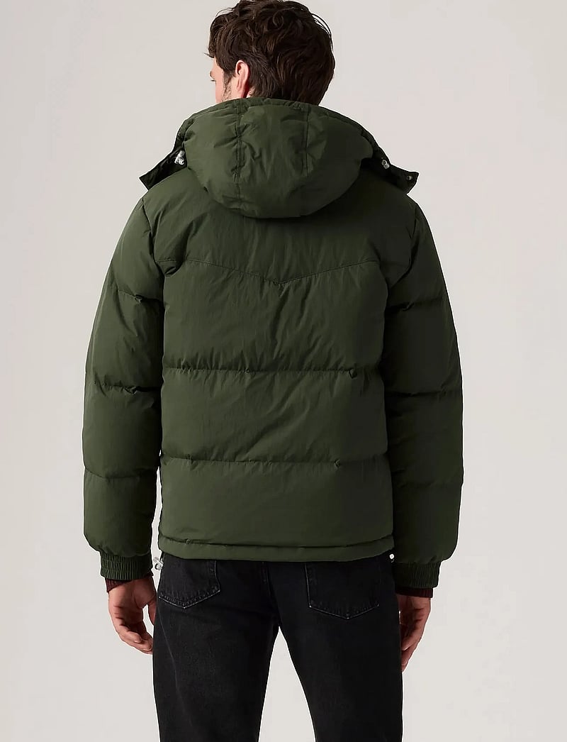 Levi's® - ROCKRIDGE SHORT PUFFER DUFFEL - talvitakit - greens - 3