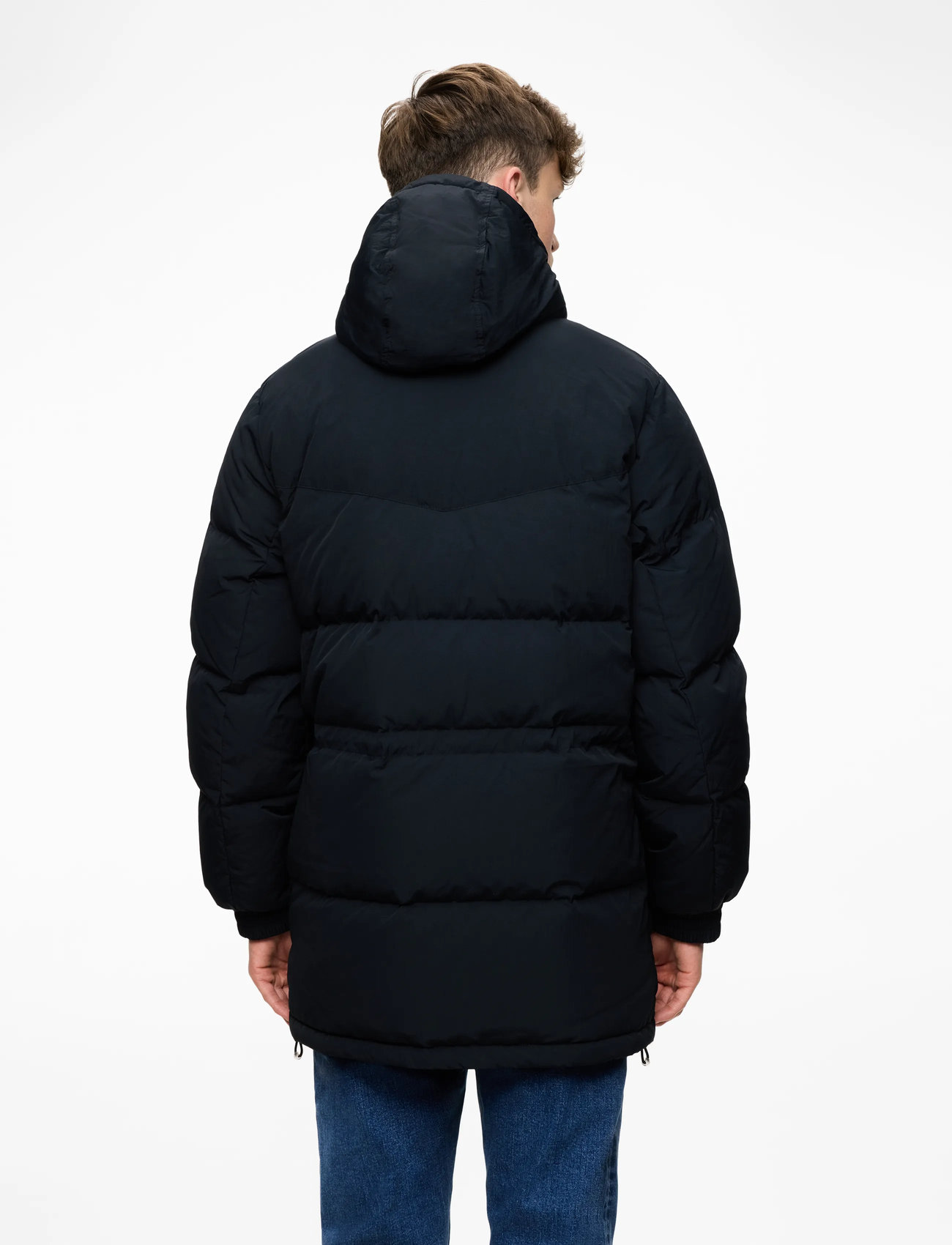 Levi's® - ROCKRIDGE MID PUFFER JET BLACK - dunjackor - pirate black - 4
