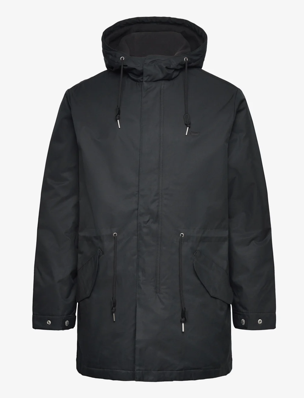 Black parka mens sales