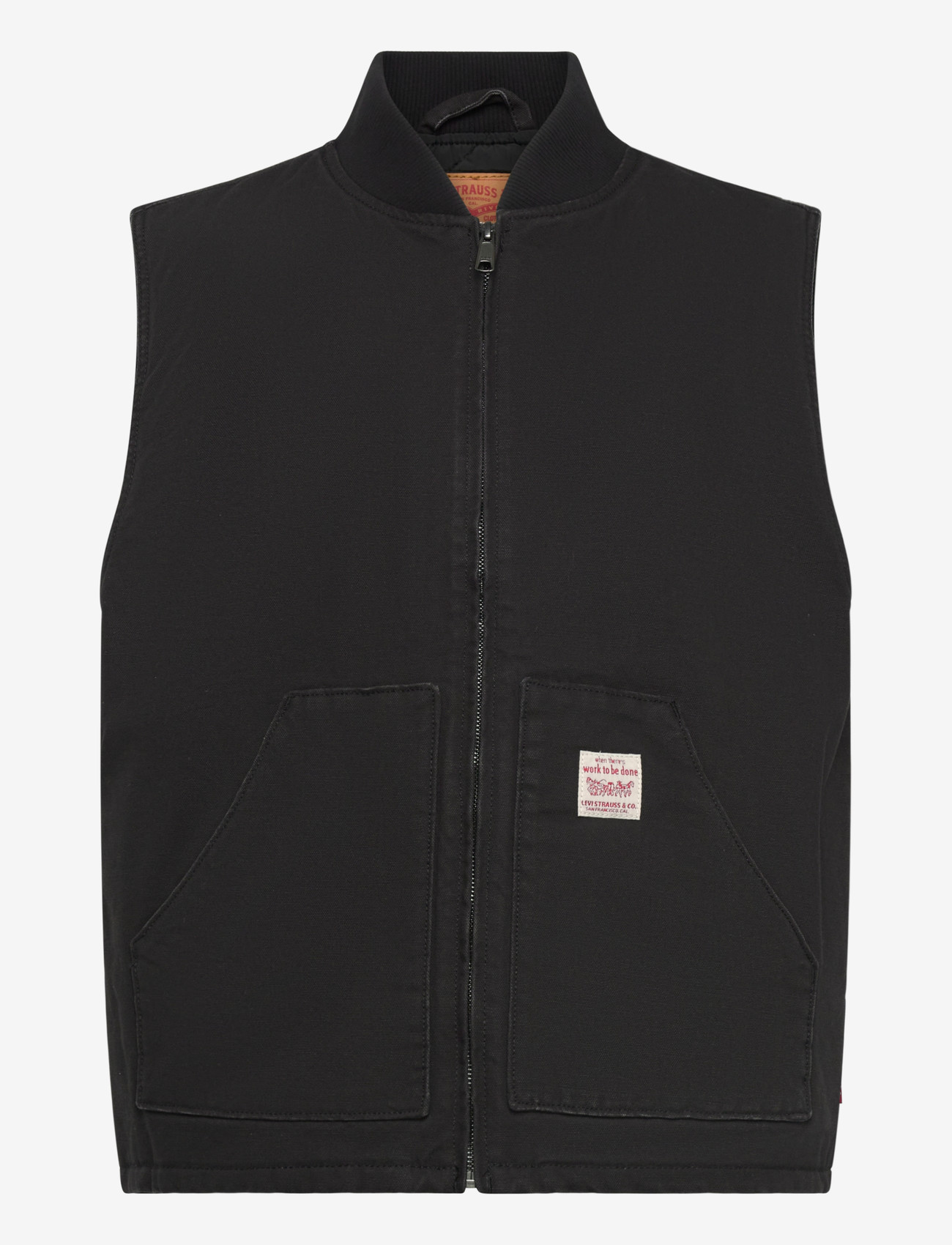 Levi's® - SANSOME VEST METEORITE - västar - blacks - 0