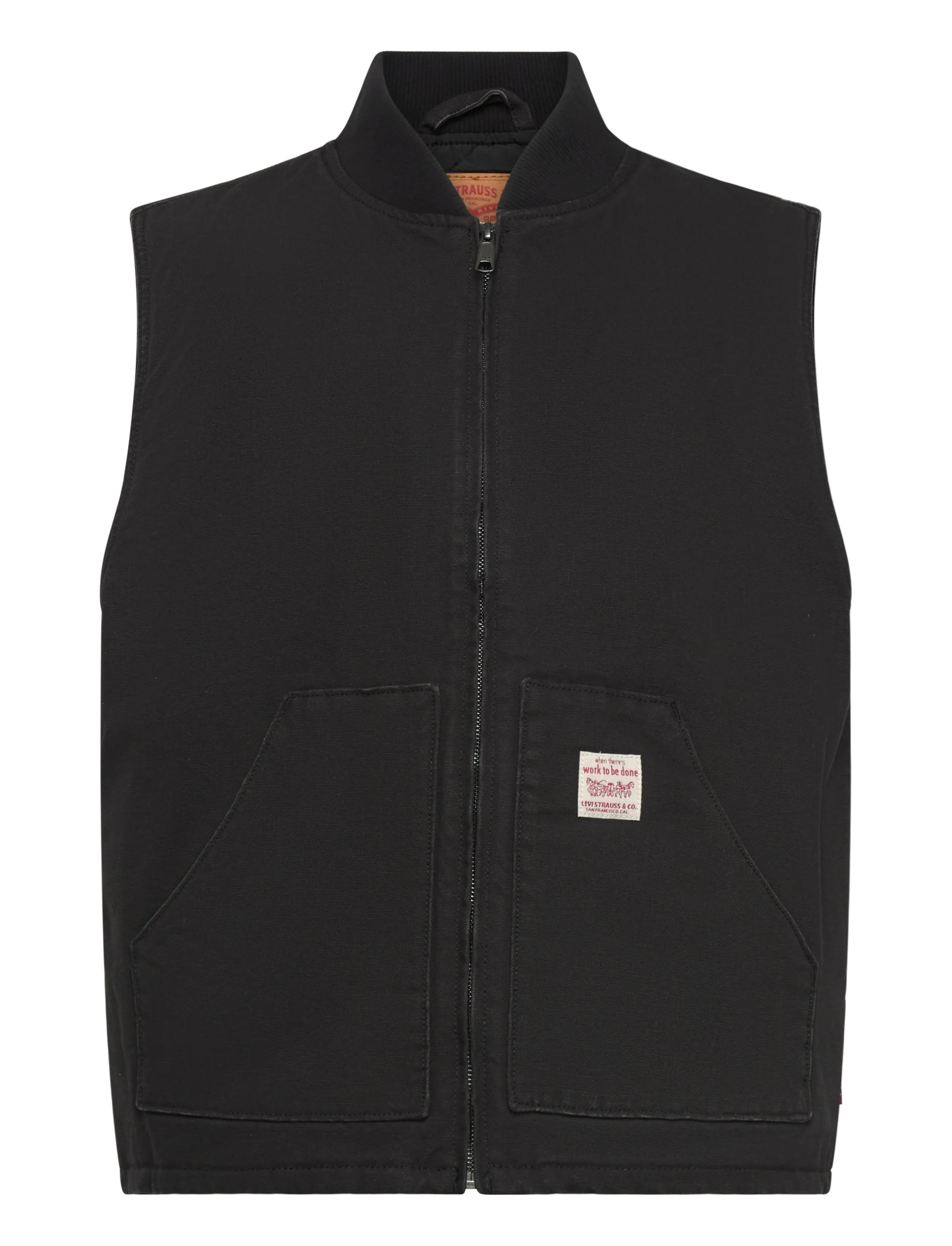 Levi's® SANSOME VEST METEORITE - Västar - BLACKS / black