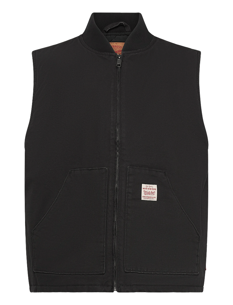 Levi's® - SANSOME VEST METEORITE - västar - blacks - 0