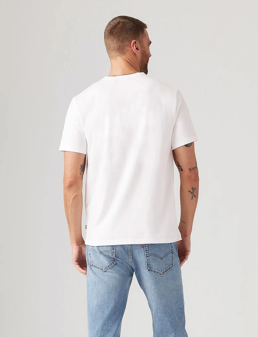 Levi's® - SS HM HENLEY WHITE + - kurzärmelig - neutrals - 3