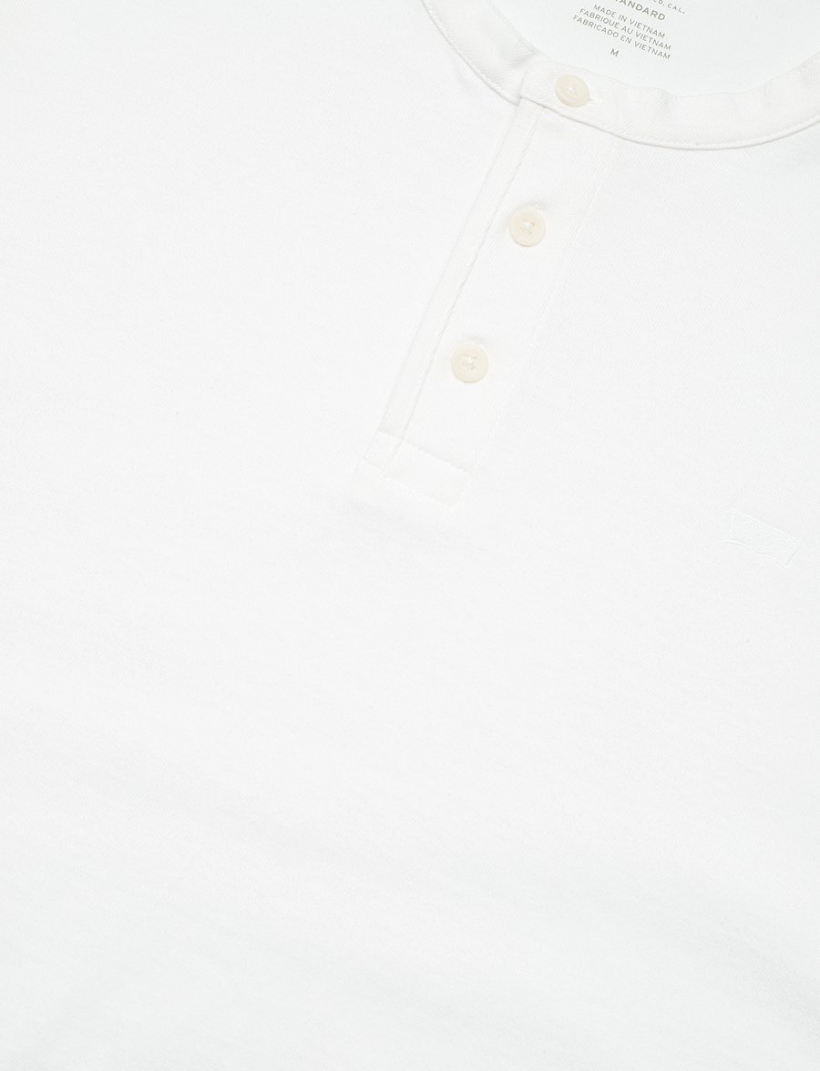 Levi's® - SS HM HENLEY WHITE + - kurzärmelig - neutrals - 4