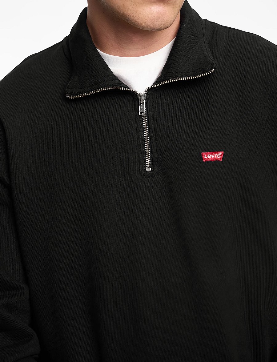 Levi's® - ORIGINAL HM QUARTER ZIP MINERA - shoppa efter stil - blacks - 5