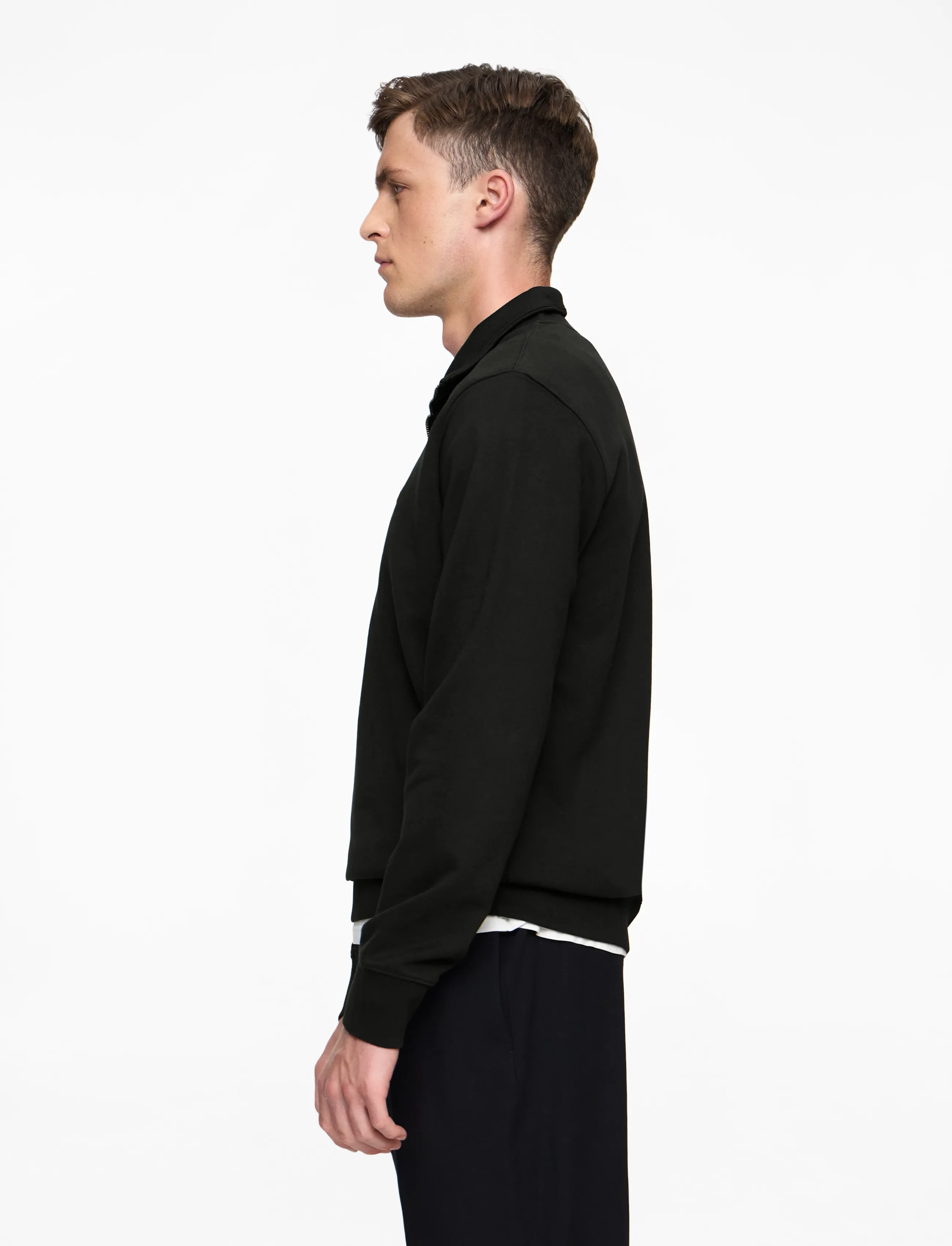 Levi's® - ORIGINAL HM 1/4 ZIP BLACKS - sweatshirts - mineral black - 3