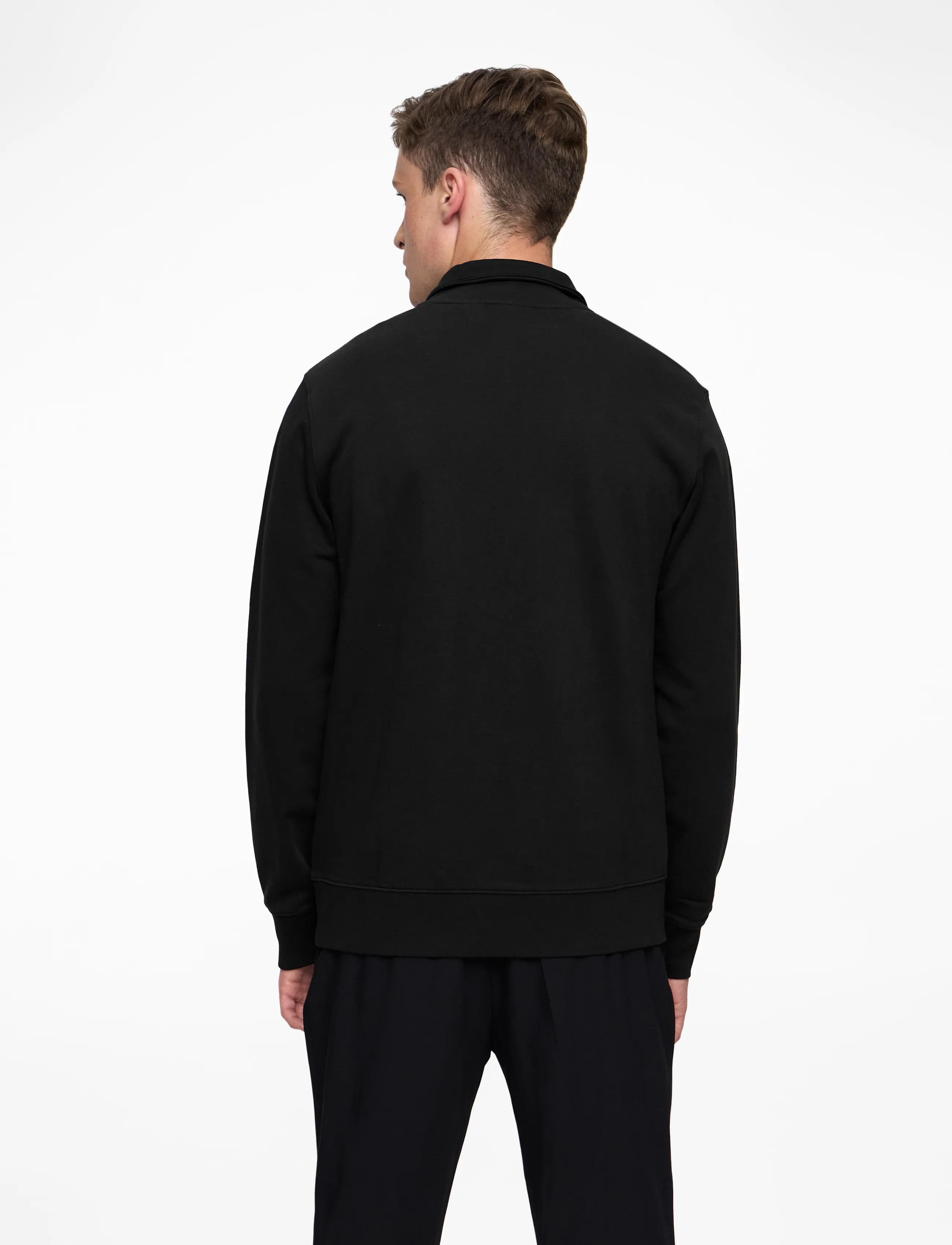 Levi's® - ORIGINAL HM 1/4 ZIP BLACKS - sweatshirts - mineral black - 4