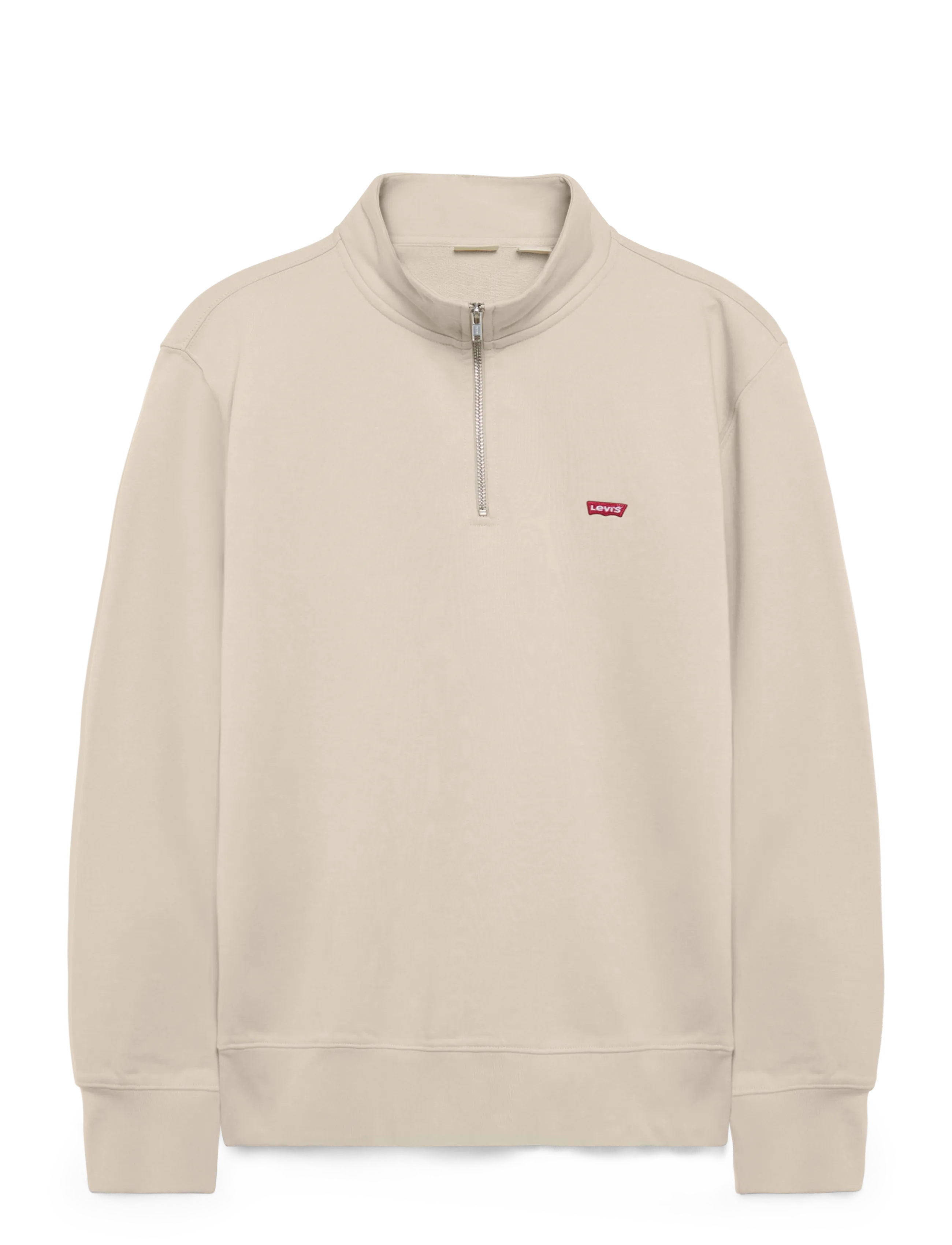 Levi's Original Hm 1/4 Zip Neutrals, Mænd, Quarter Zip Sweatshirt, Str: XL