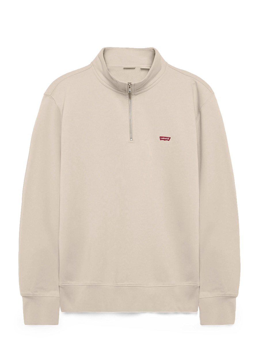 Levi's® - ORIGINAL HM 1/4 ZIP NEUTRALS - pullover mit halbem reißverschluss - fog - 1