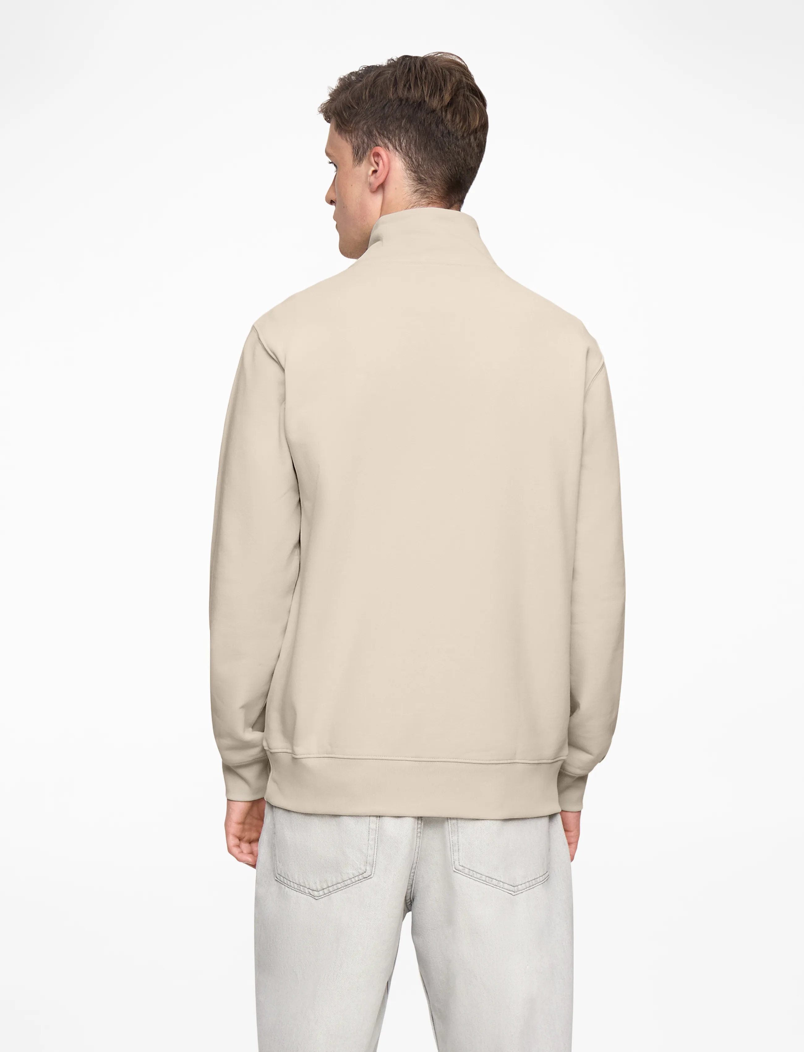 Levi's® - ORIGINAL HM 1/4 ZIP NEUTRALS - tõmblukk-kaelusega džemprid - fog - 4