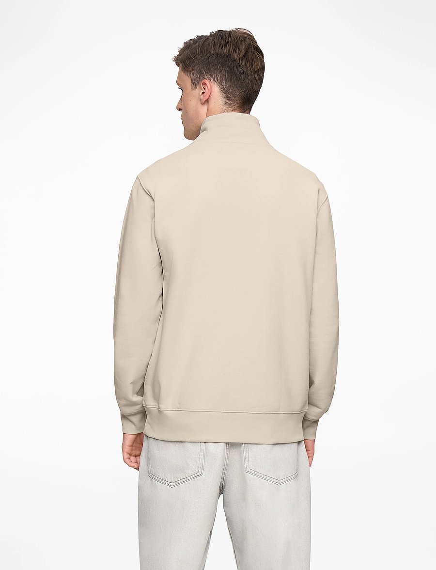Levi's® - ORIGINAL HM 1/4 ZIP NEUTRALS - pullover mit halbem reißverschluss - fog - 4