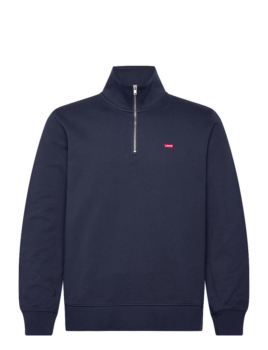 Levi's® - ORIGINAL HM QUARTER ZIP NAVY B - pullover mit halbem reißverschluss - blues - 1