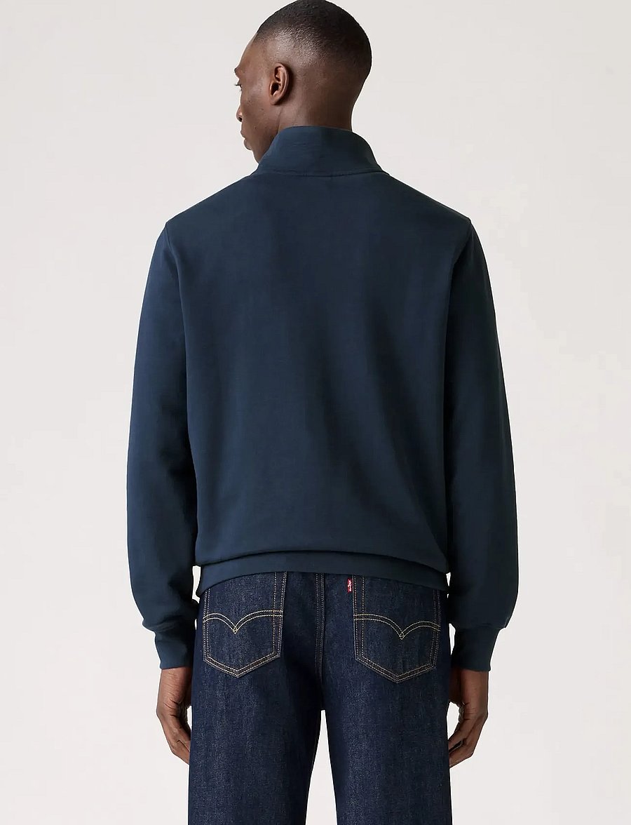 Levi's® - ORIGINAL HM QUARTER ZIP NAVY B - pullover mit halbem reißverschluss - blues - 3
