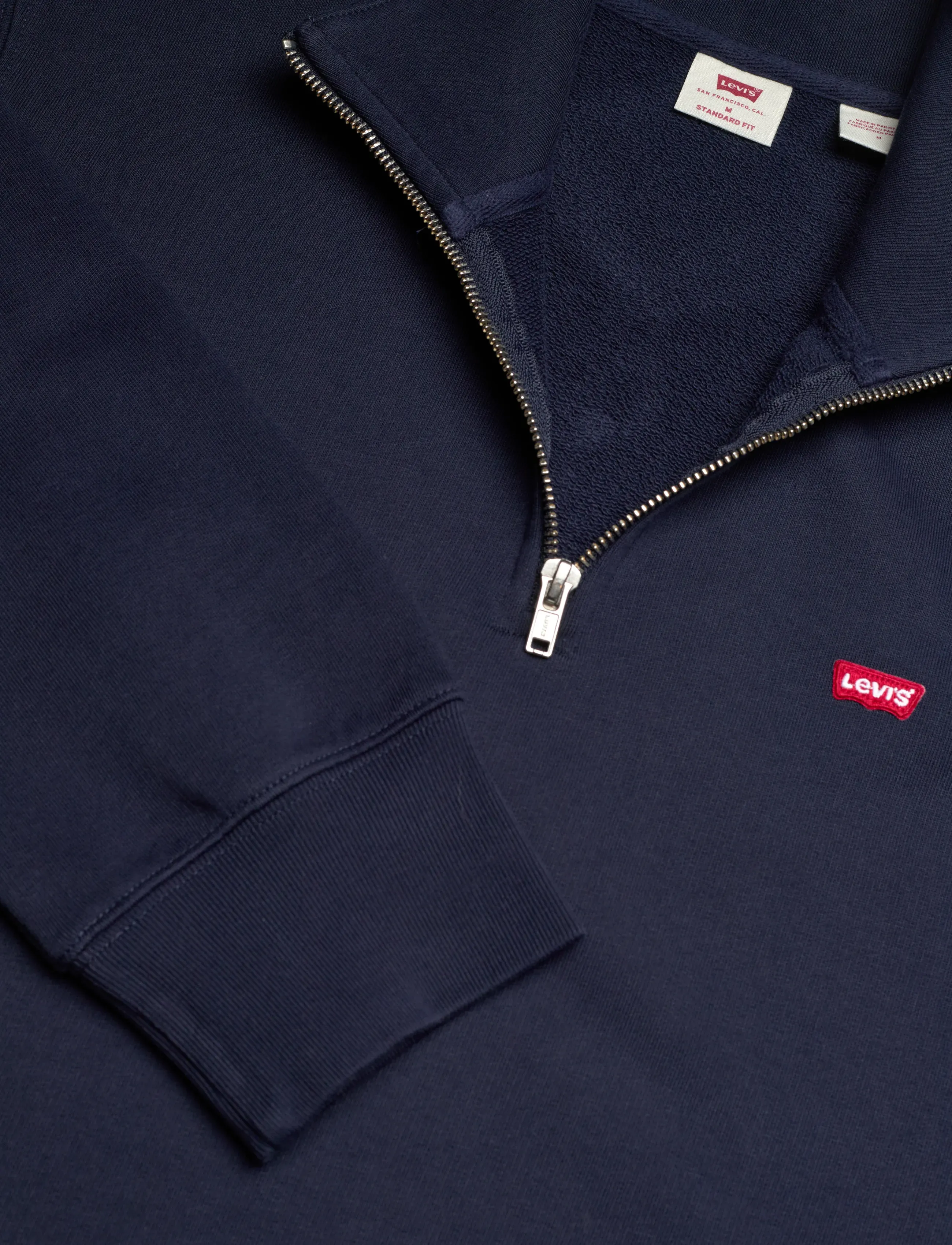 Levi's® - ORIGINAL HM 1/4 ZIP NAVY BLAZE - sweatshirts - blues - 4