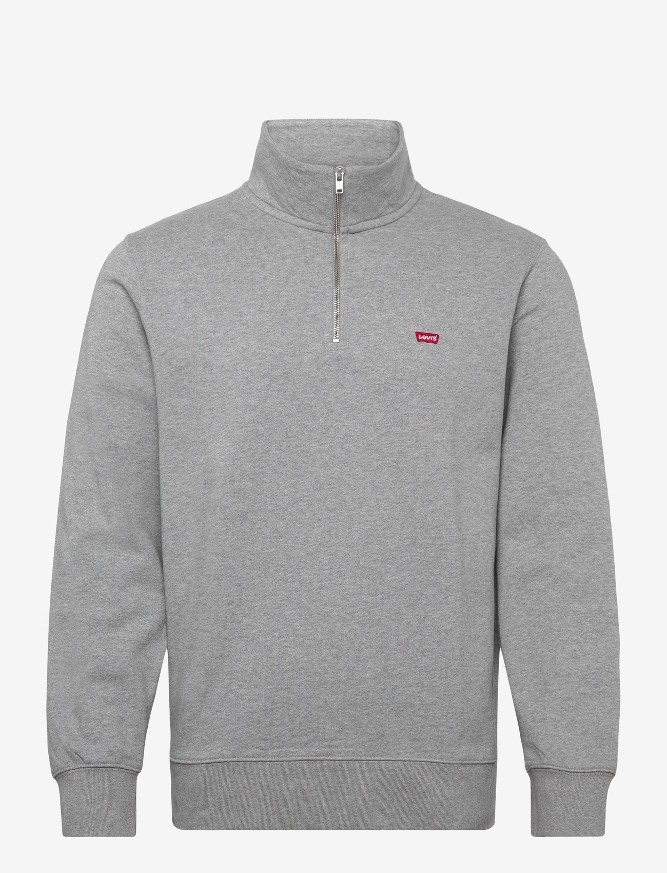 Levi's® - ORIGINAL HM 1/4 ZIP MID TONE G - halfzip strik - greys - 1