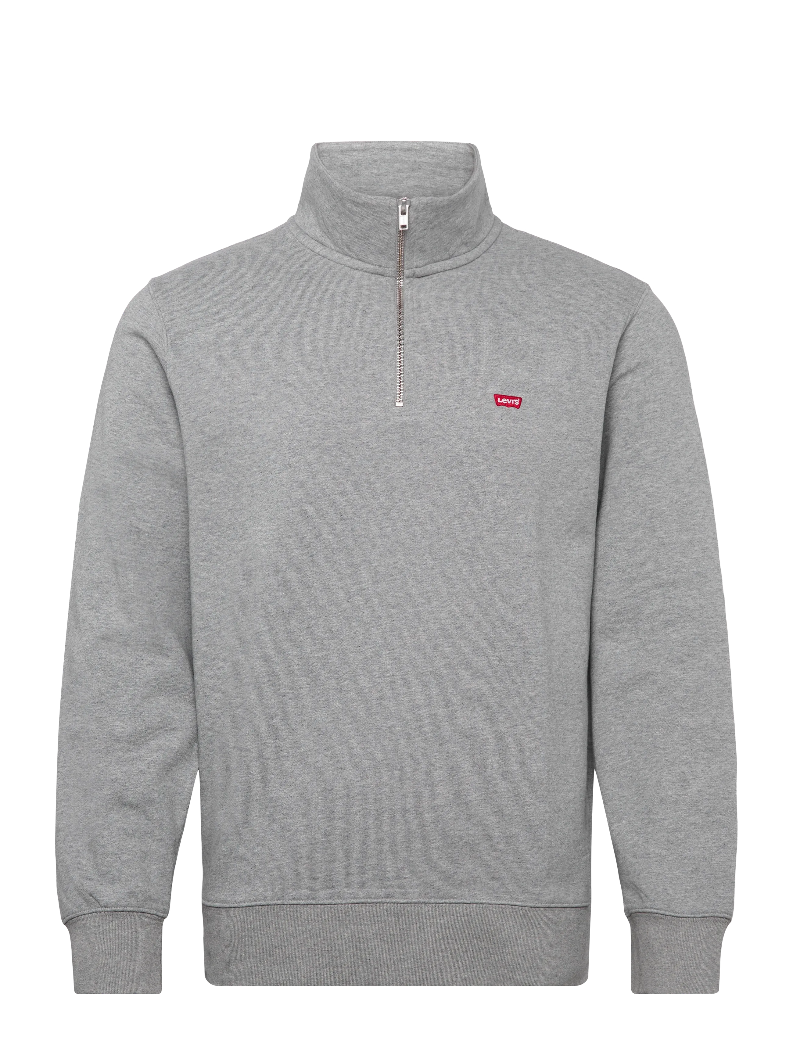 Levi's® ORIGINAL HM 1/4 ZIP MID TONE G - Strickmode - GREYS / grey