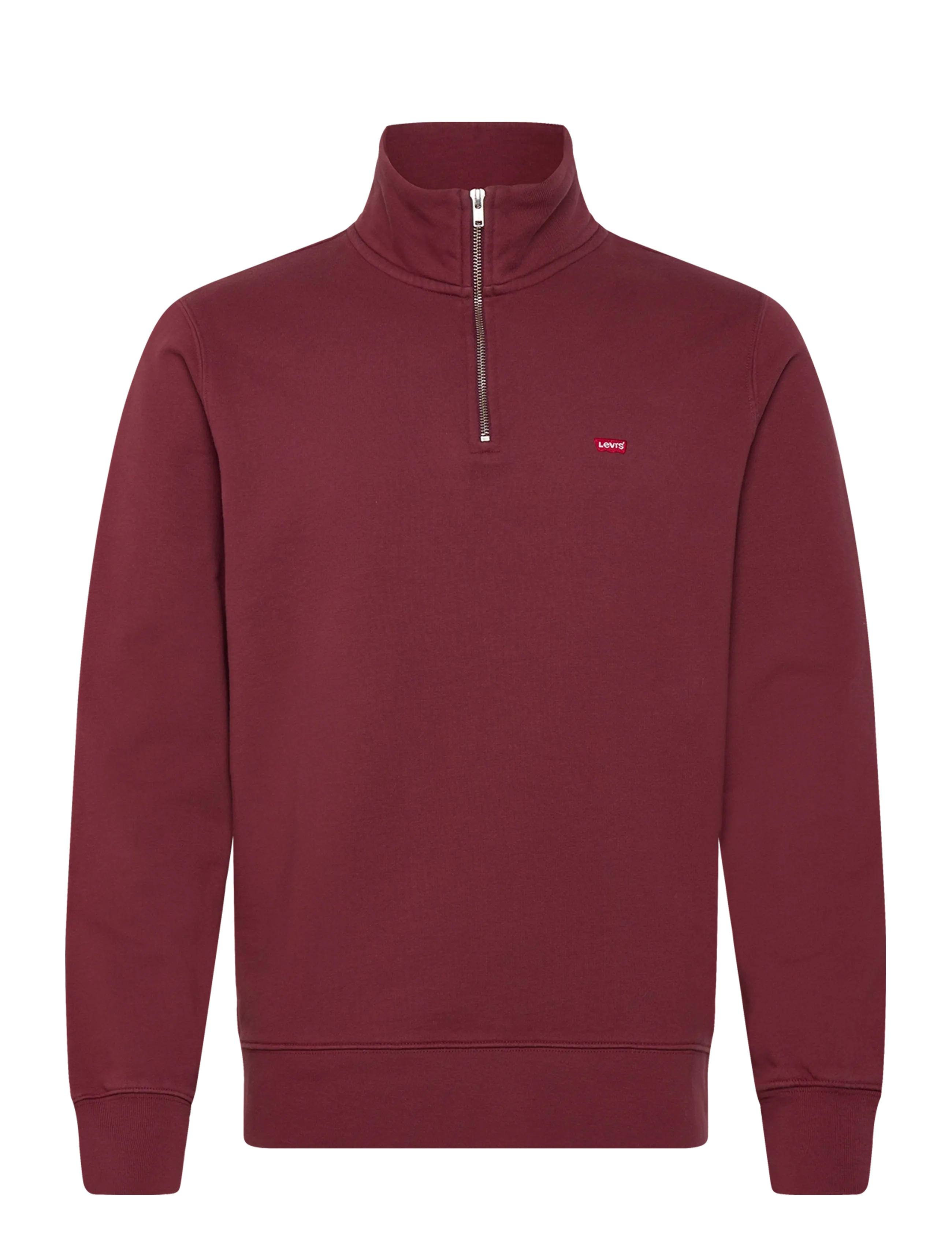 Levi's® ORIGINAL HM 1/4 ZIP OXBLOOD - Sweatshirts & hættetrøjer - REDS / burgundy