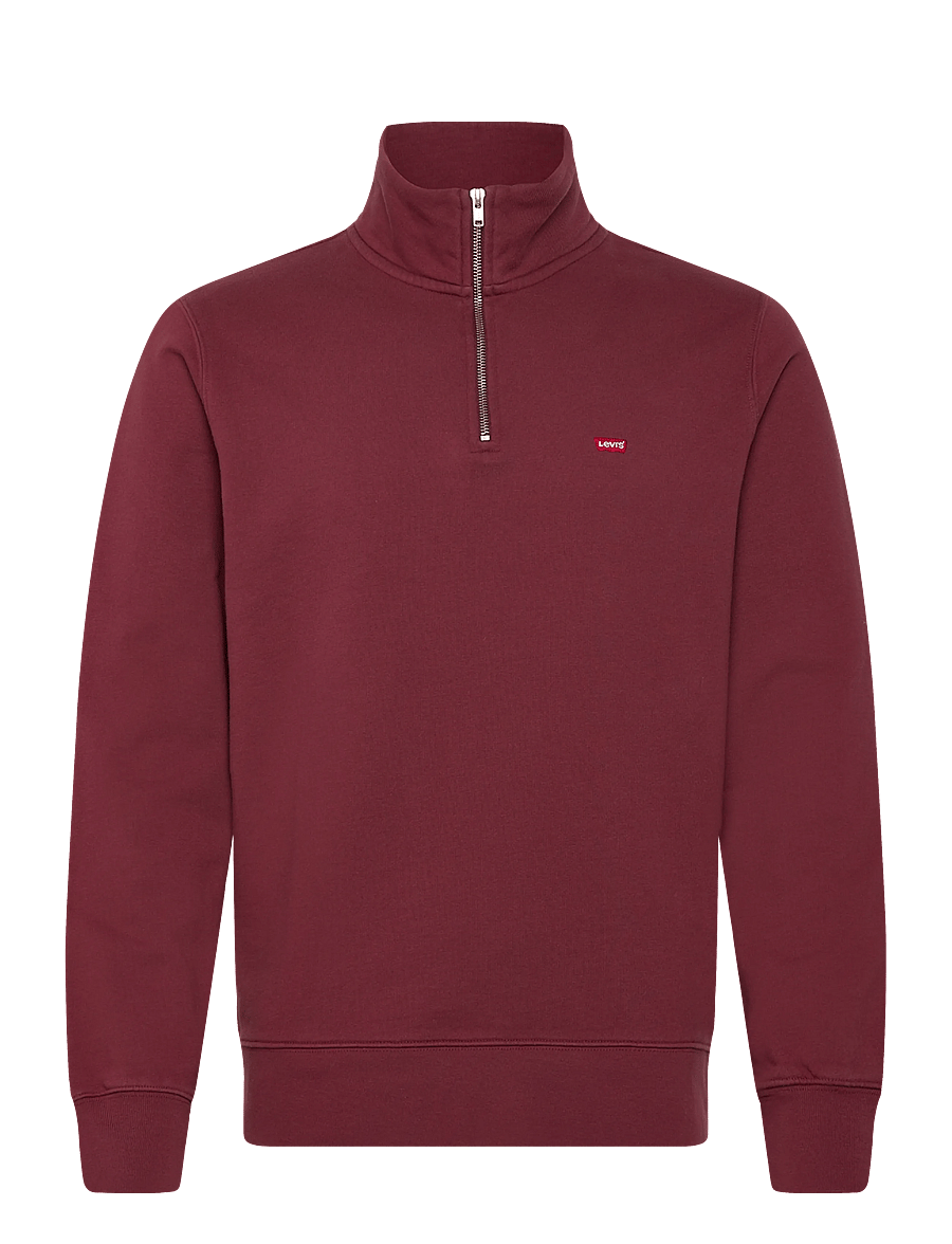 Levi's® - ORIGINAL HM 1/4 ZIP OXBLOOD - sweatshirts - reds - 1