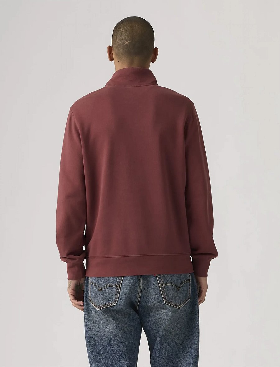 Levi's® - ORIGINAL HM 1/4 ZIP OXBLOOD - sweatshirts - reds - 3