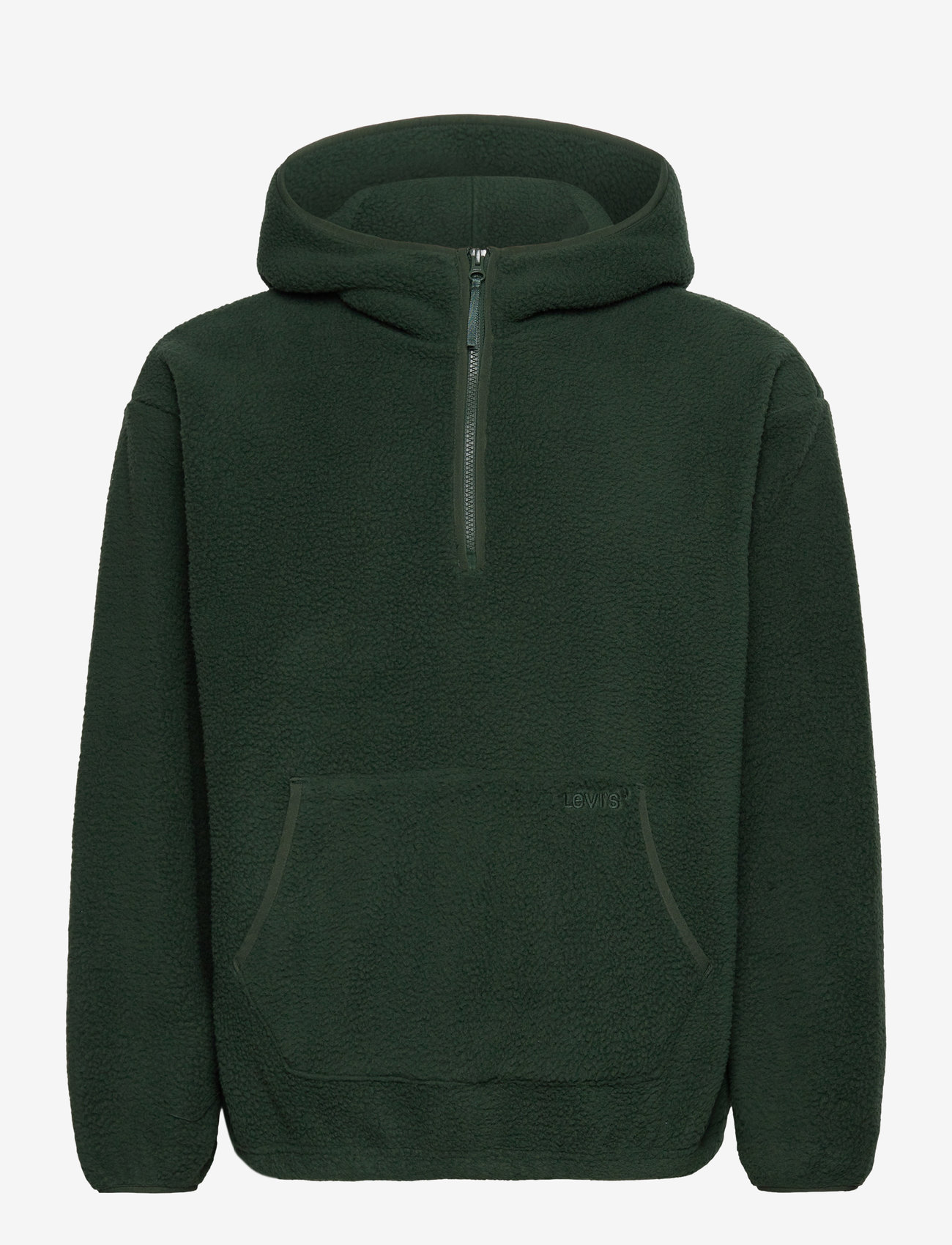 LEVI´S Men - HOODED SHERPA PULLOVER PYTHON - greens - 0