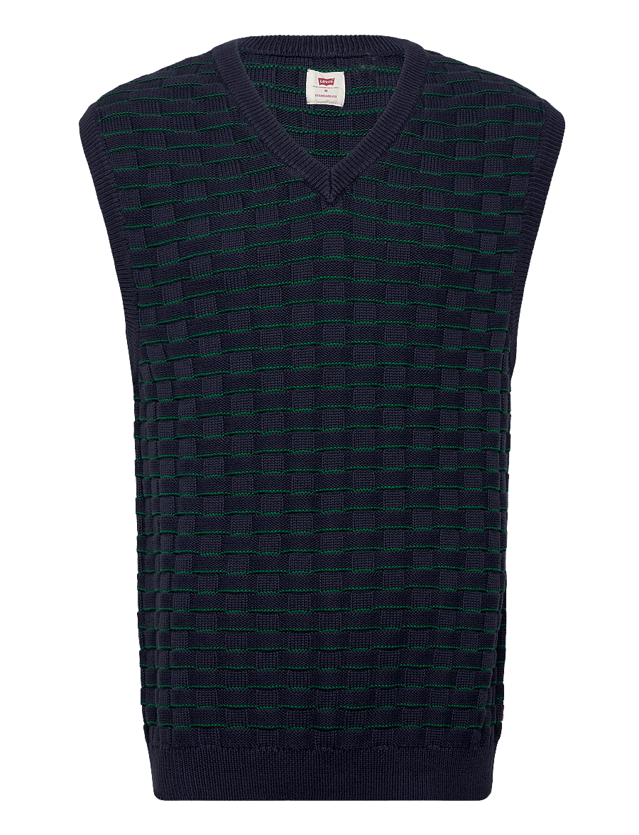 Levi's® - SKYLINE SWEATER VEST BASKETWEA - strickwesten - blues - 1