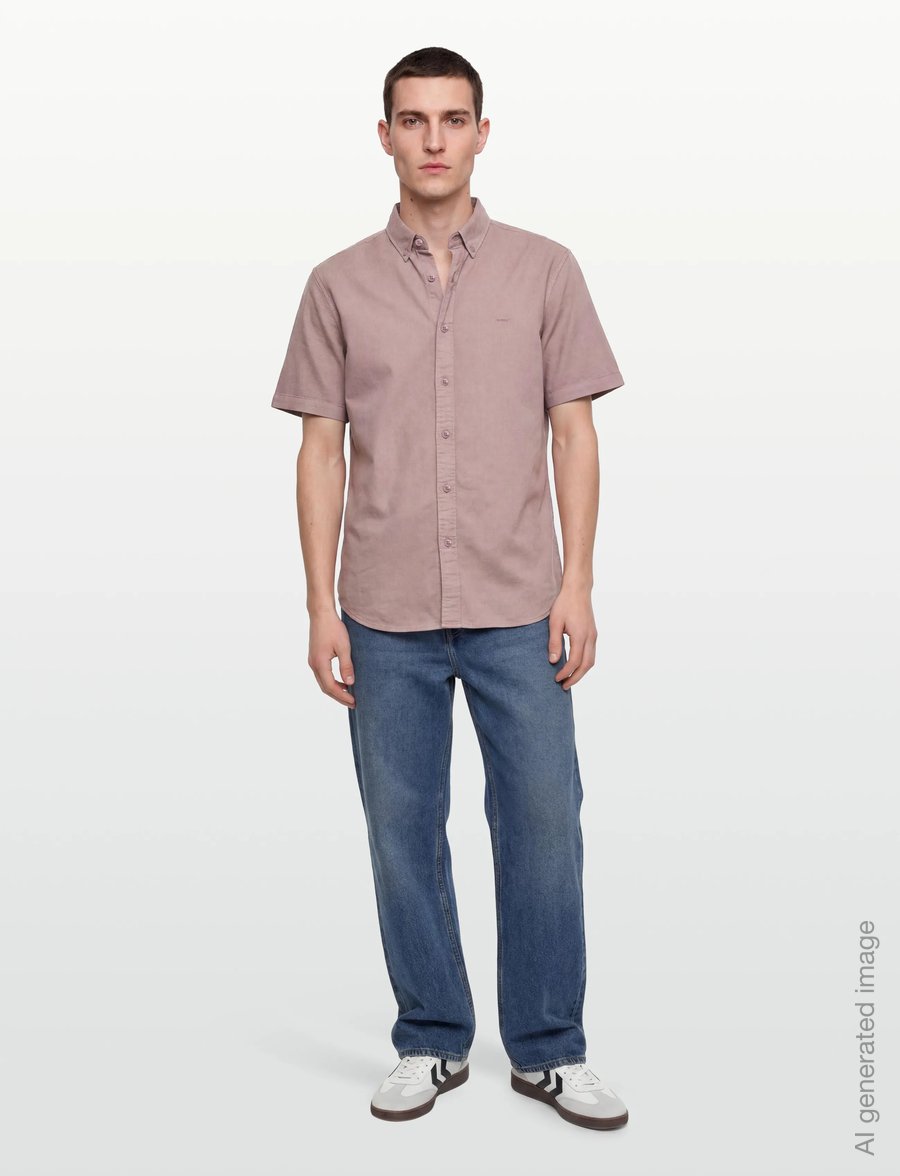Levi's® - SS AUTHENTIC BUTTON DOWN WOODR - teksasärgid - pinks - 0