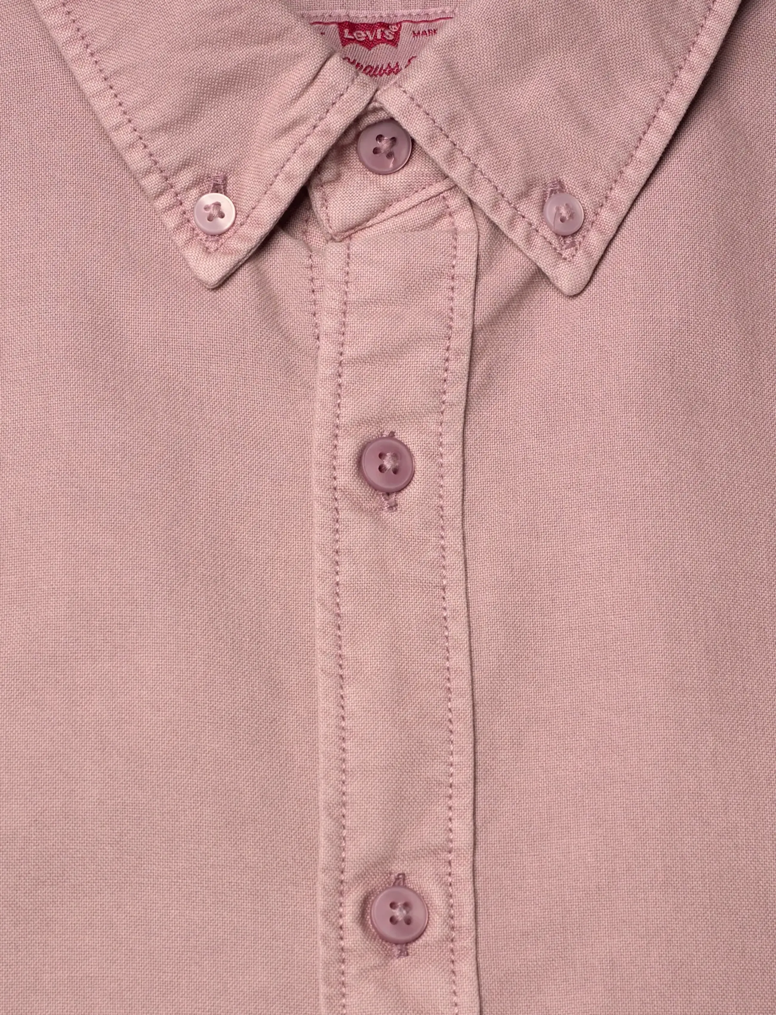 Levi's® - SS AUTHENTIC BUTTON DOWN WOODR - džinsiniai marškiniai - pinks - 5