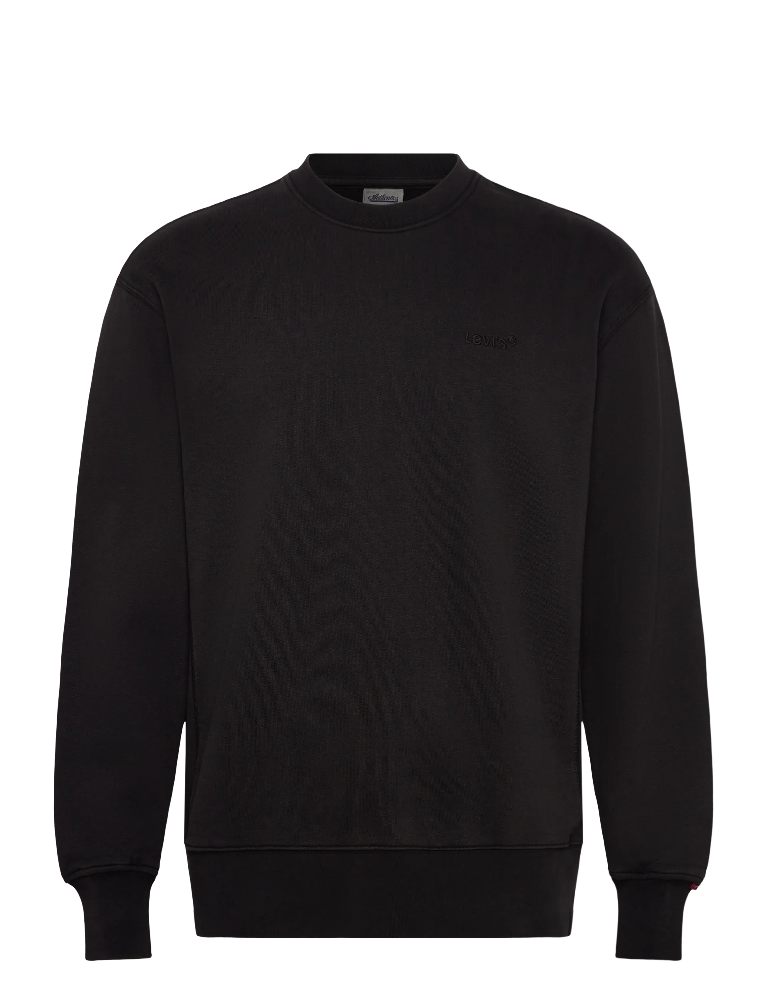 LEVI'S Authentic Crew Schwarz Agate Gar Schwarz - L - Herren