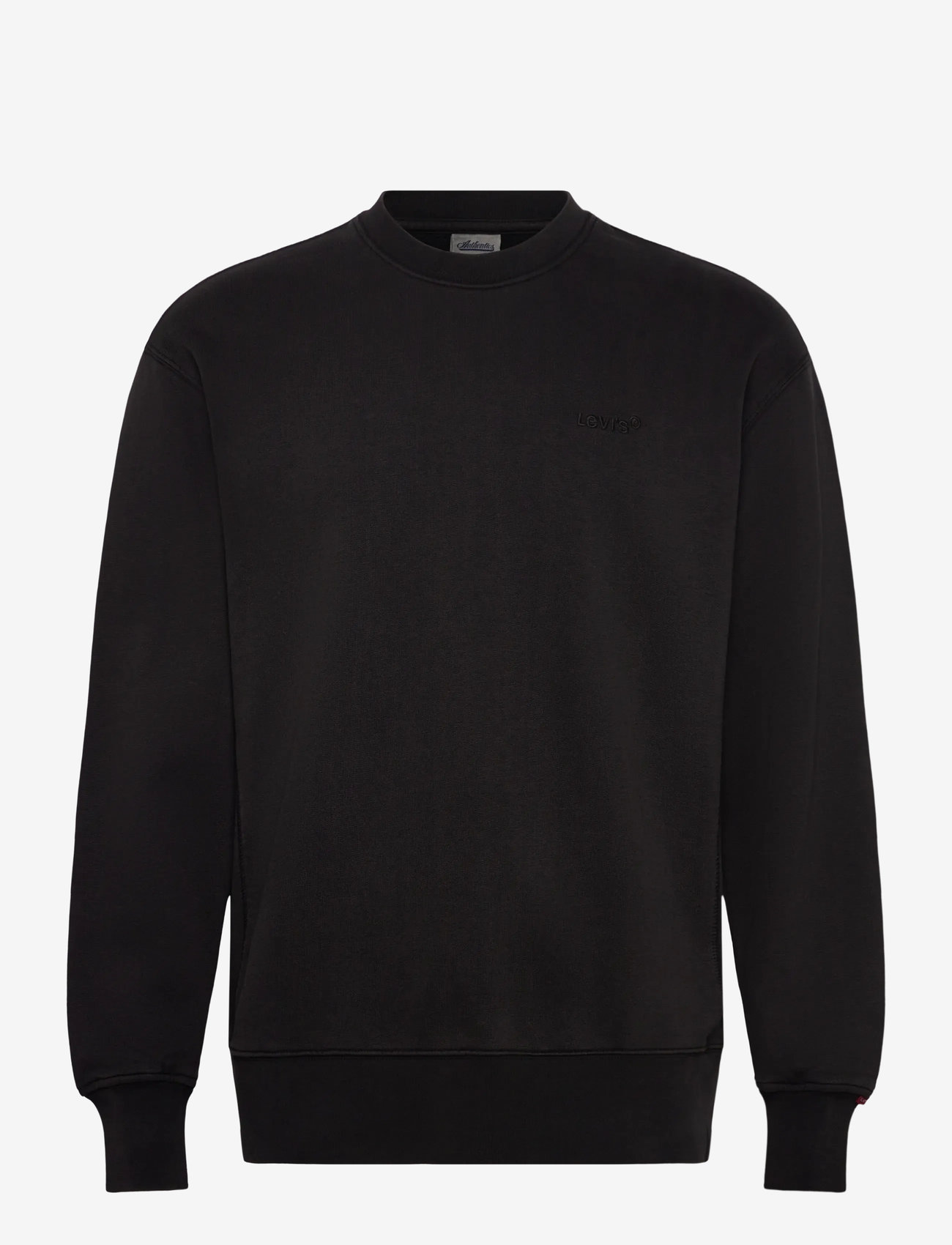 Levi's® - AUTHENTIC CREW BLACK AGATE GAR - efterårstøj - blacks - 0