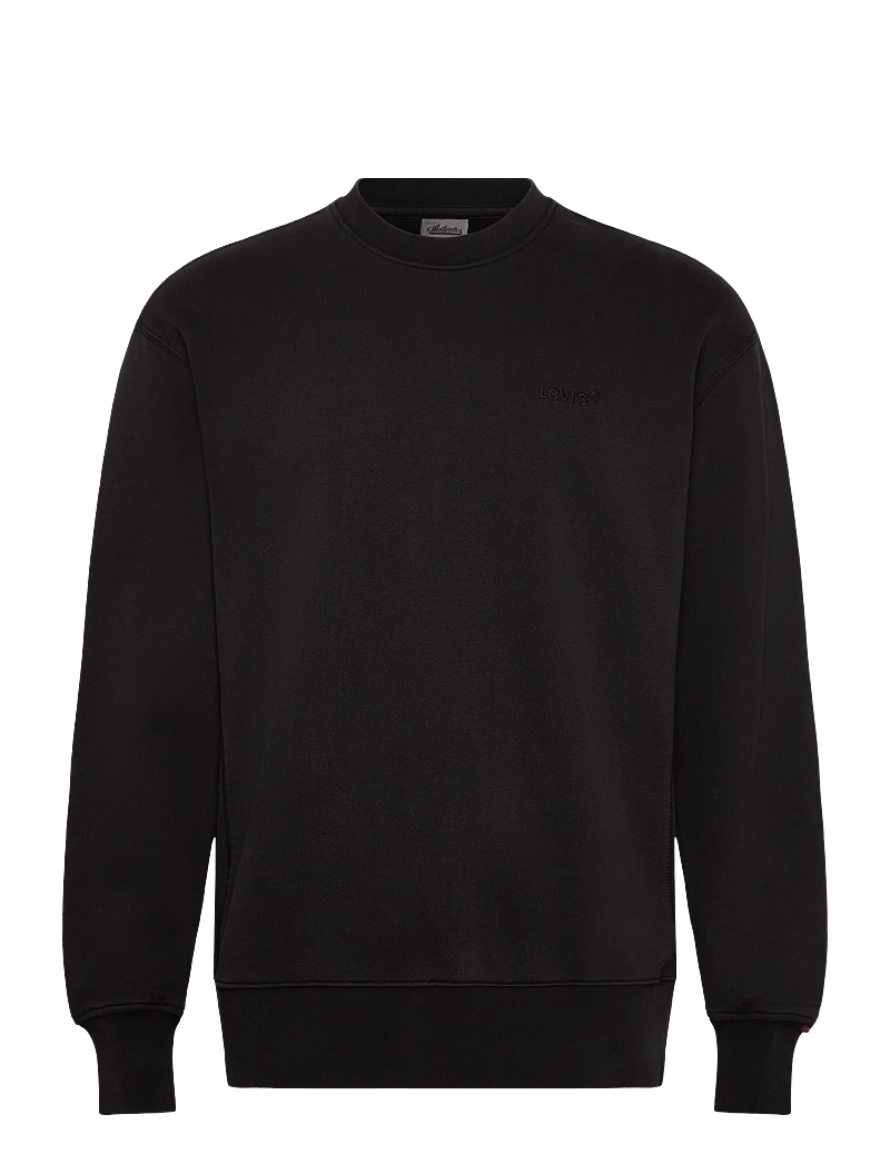 Levi's® - AUTHENTIC CREW BLACK AGATE GAR - langærmede t-shirts - blacks - 1