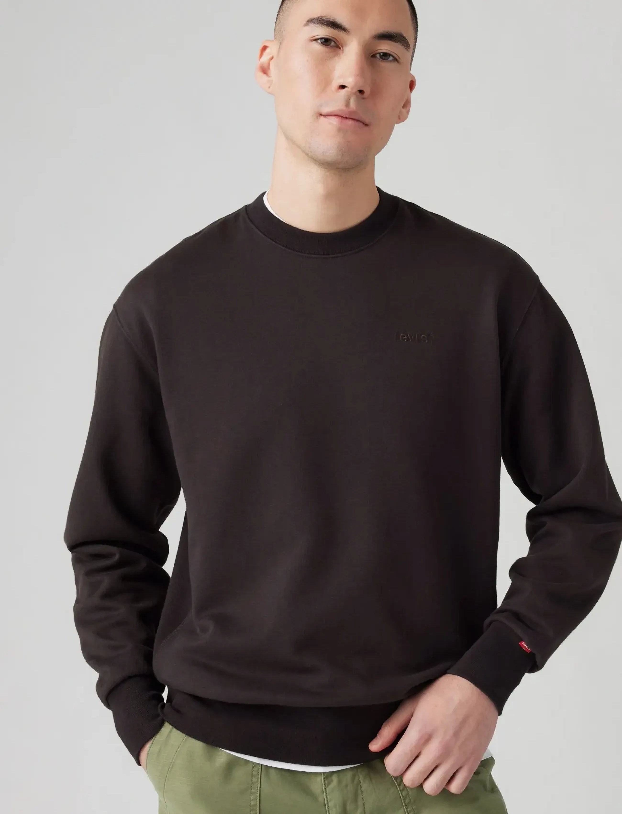 Levi's® AUTHENTIC CREW BLACK AGATE GAR - 4 for 3 - BLACKS / black