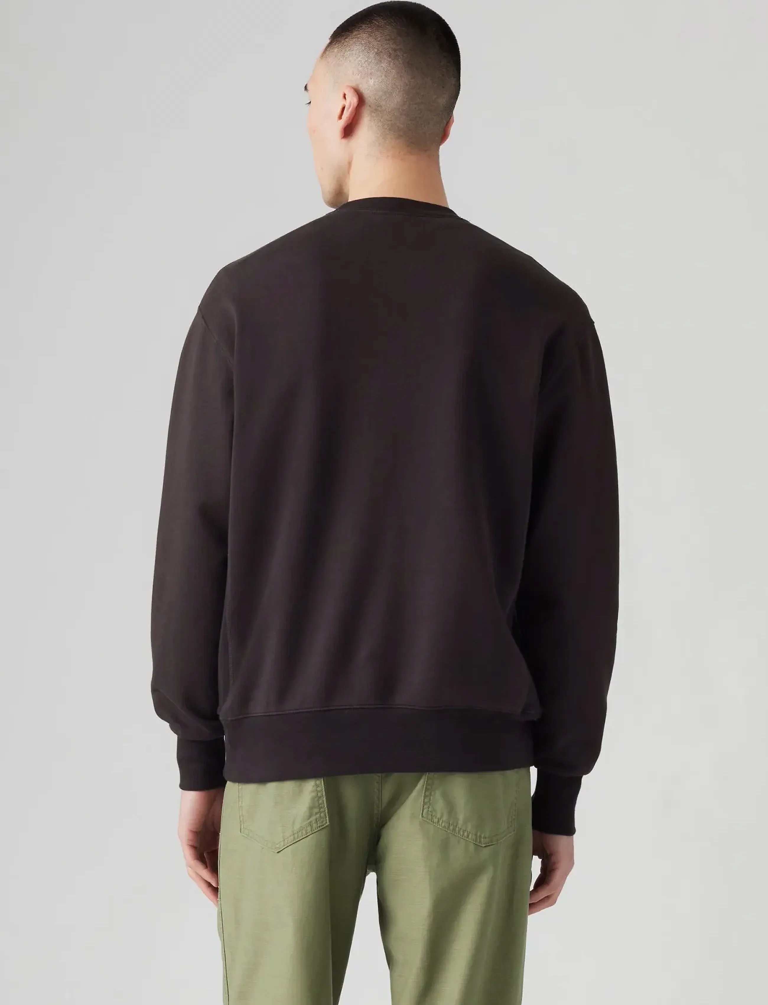 Levi's® - AUTHENTIC CREW BLACK AGATE GAR - pikkade varrukatega t-särgid - blacks - 3