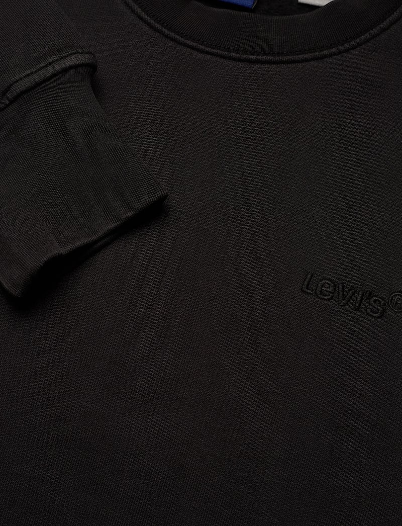 Levi's® - AUTHENTIC CREW BLACK AGATE GAR - langærmede t-shirts - blacks - 4