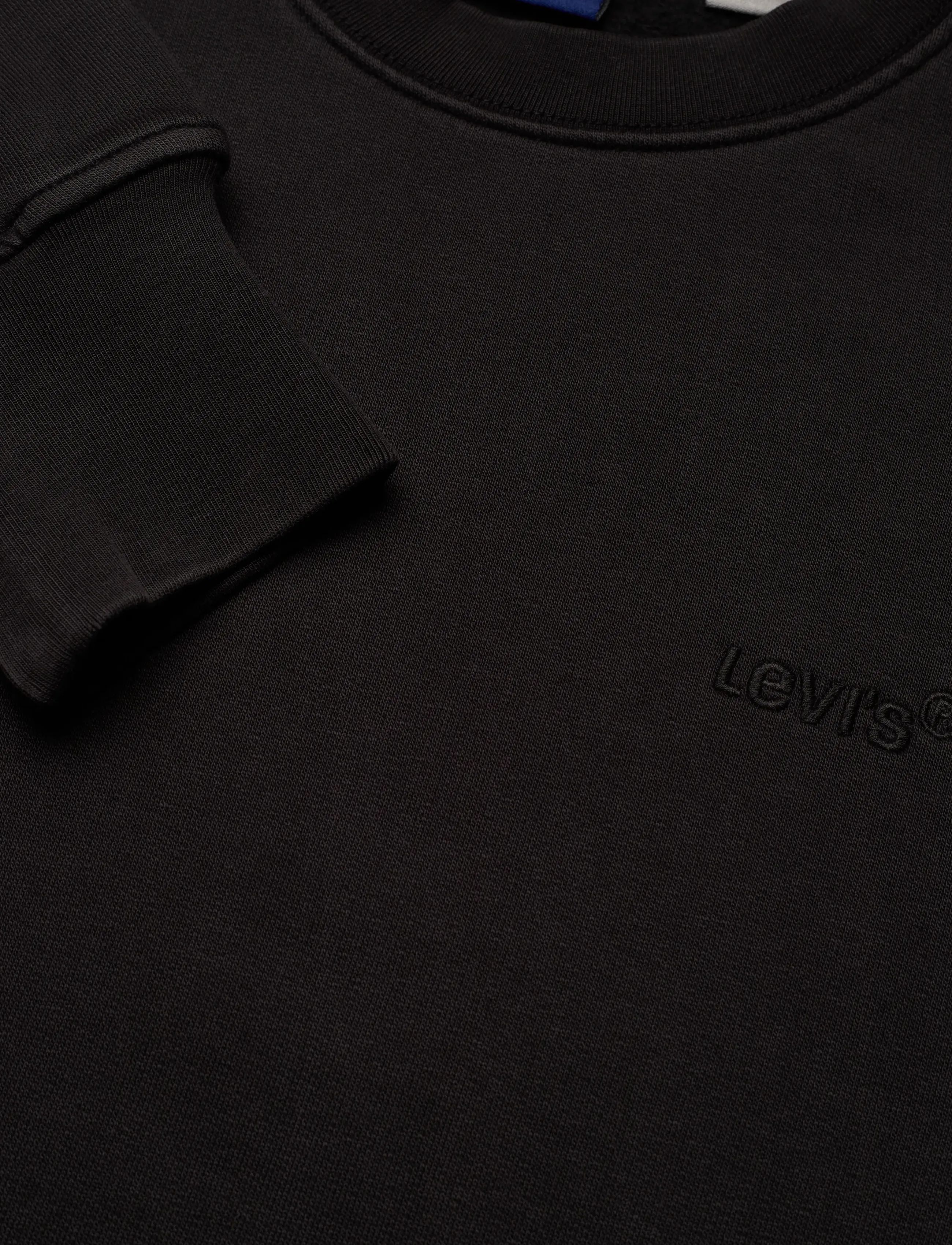 Levi's® - AUTHENTIC CREW BLACK AGATE GAR - pikkade varrukatega t-särgid - blacks - 4