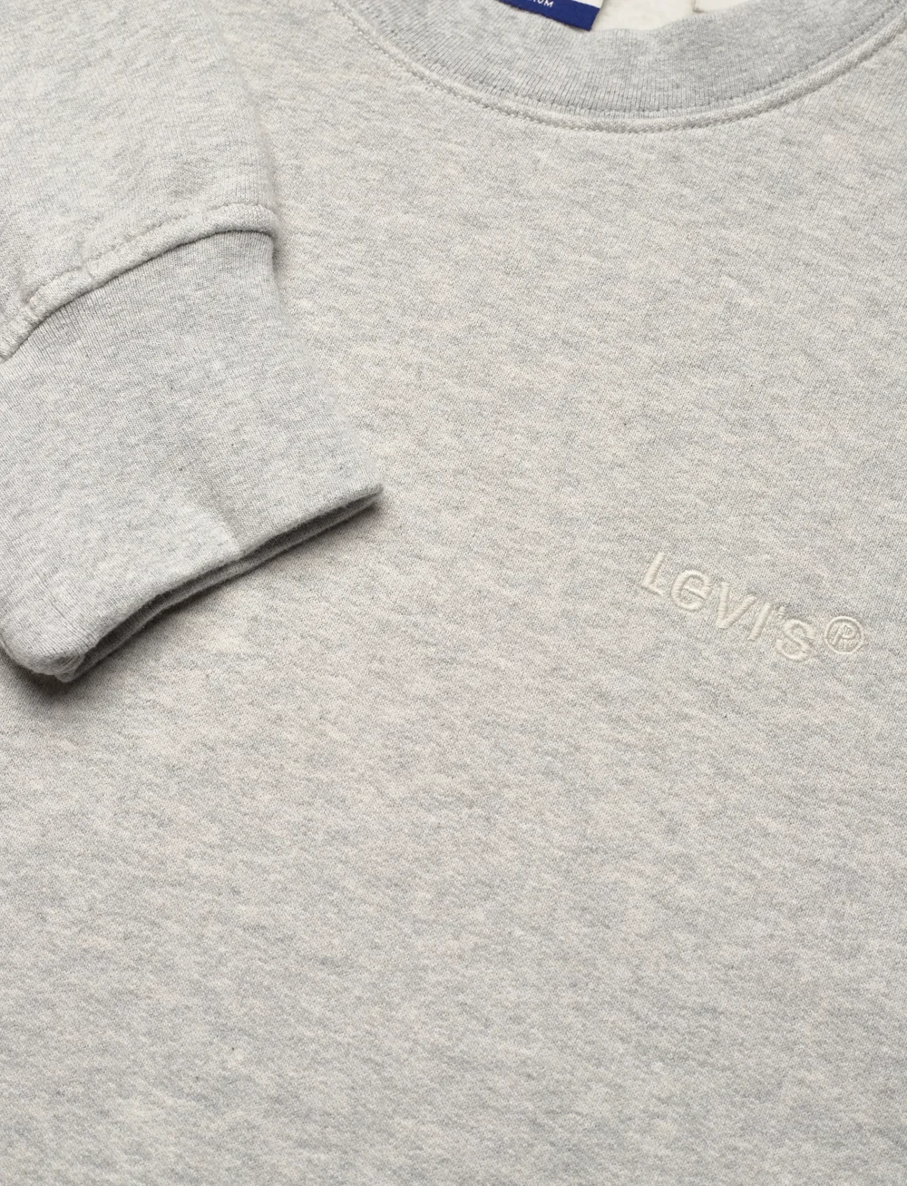 Levi's® - AUTHENTIC CREW LIGHT GRAY HTR - langärmelig - neutrals - 4