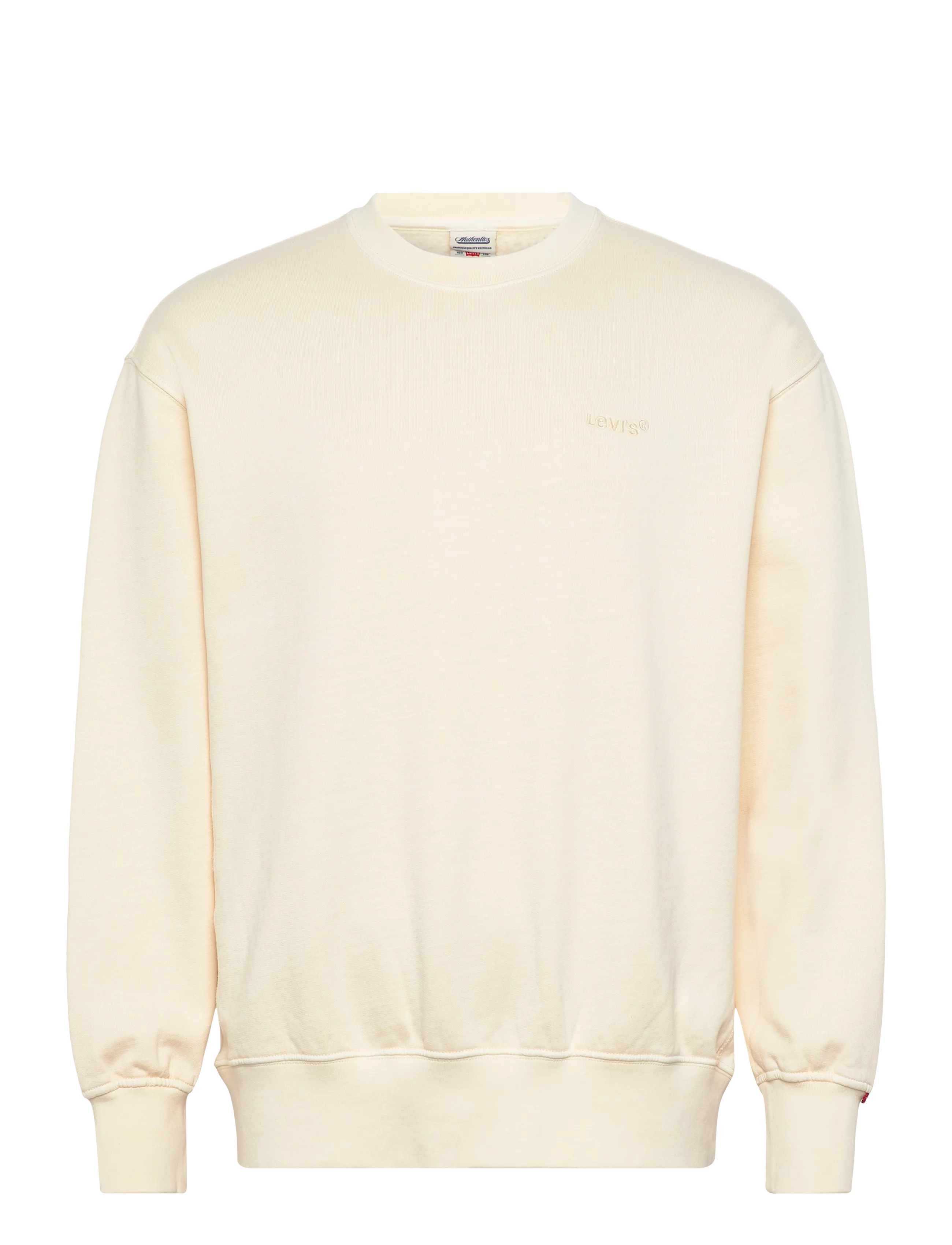 Levi's® AUTHENTIC CREW GARMENT DYE RUT - Sweatshirts & hættetrøjer - YELLOWS / cream