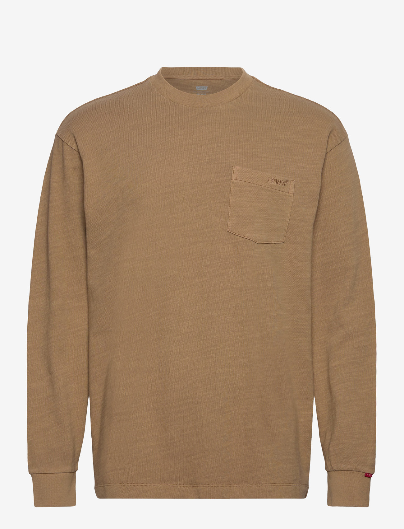 Levi's® - LS AUTHENTIC PKT TEE GARMENT D - browns - 1