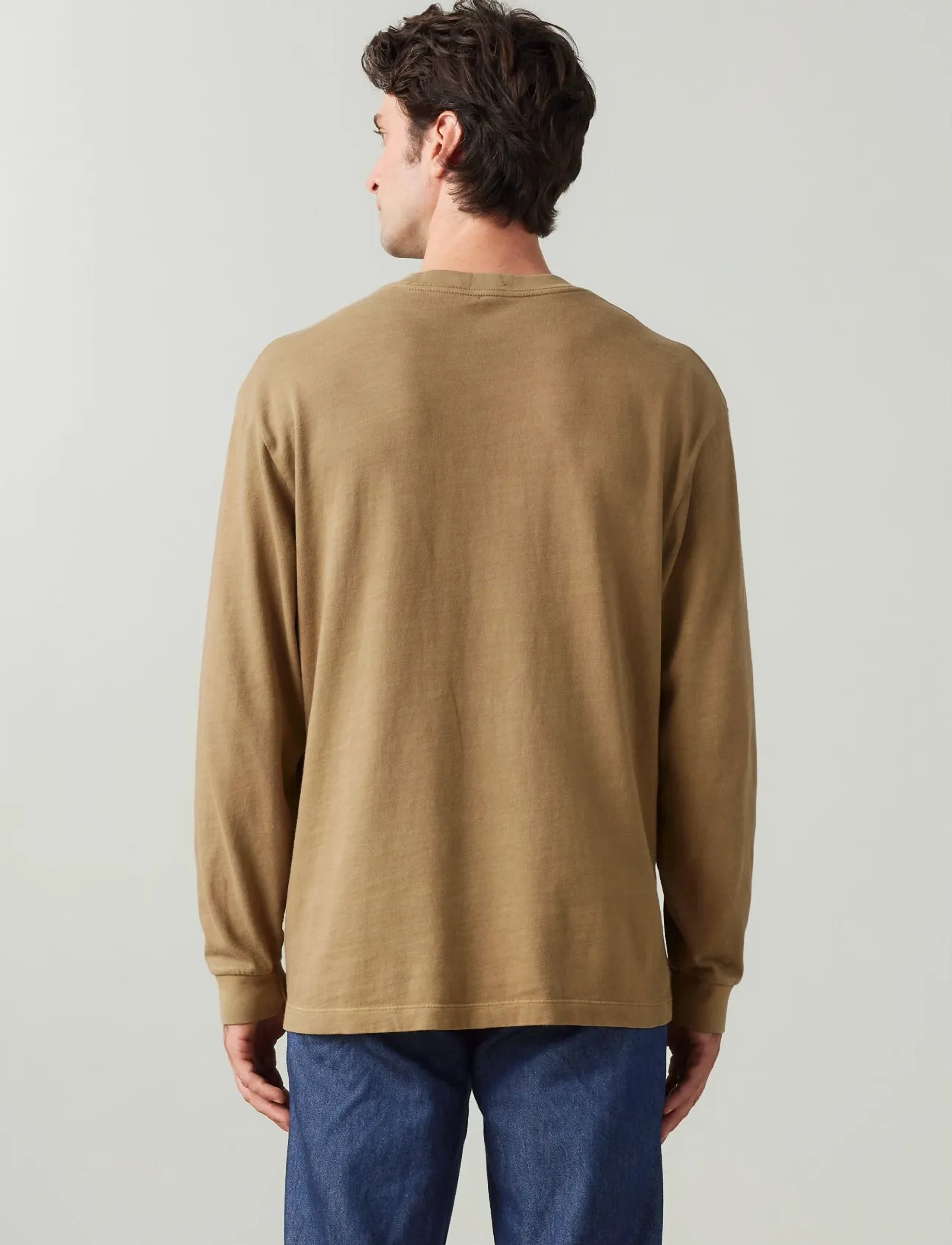 Levi's® - LS AUTHENTIC PKT TEE GARMENT D - browns - 4