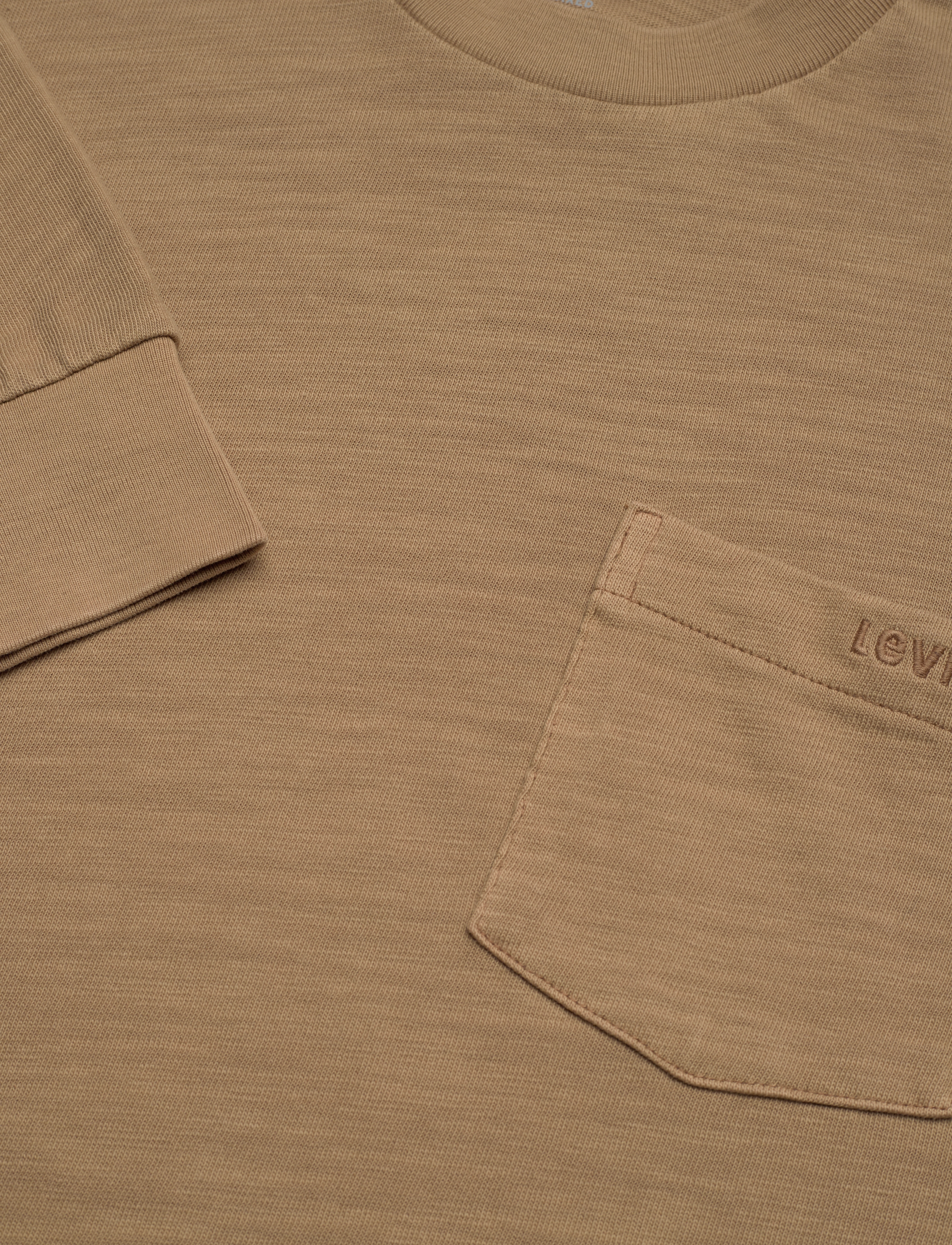Levi's® - LS AUTHENTIC PKT TEE GARMENT D - browns - 5