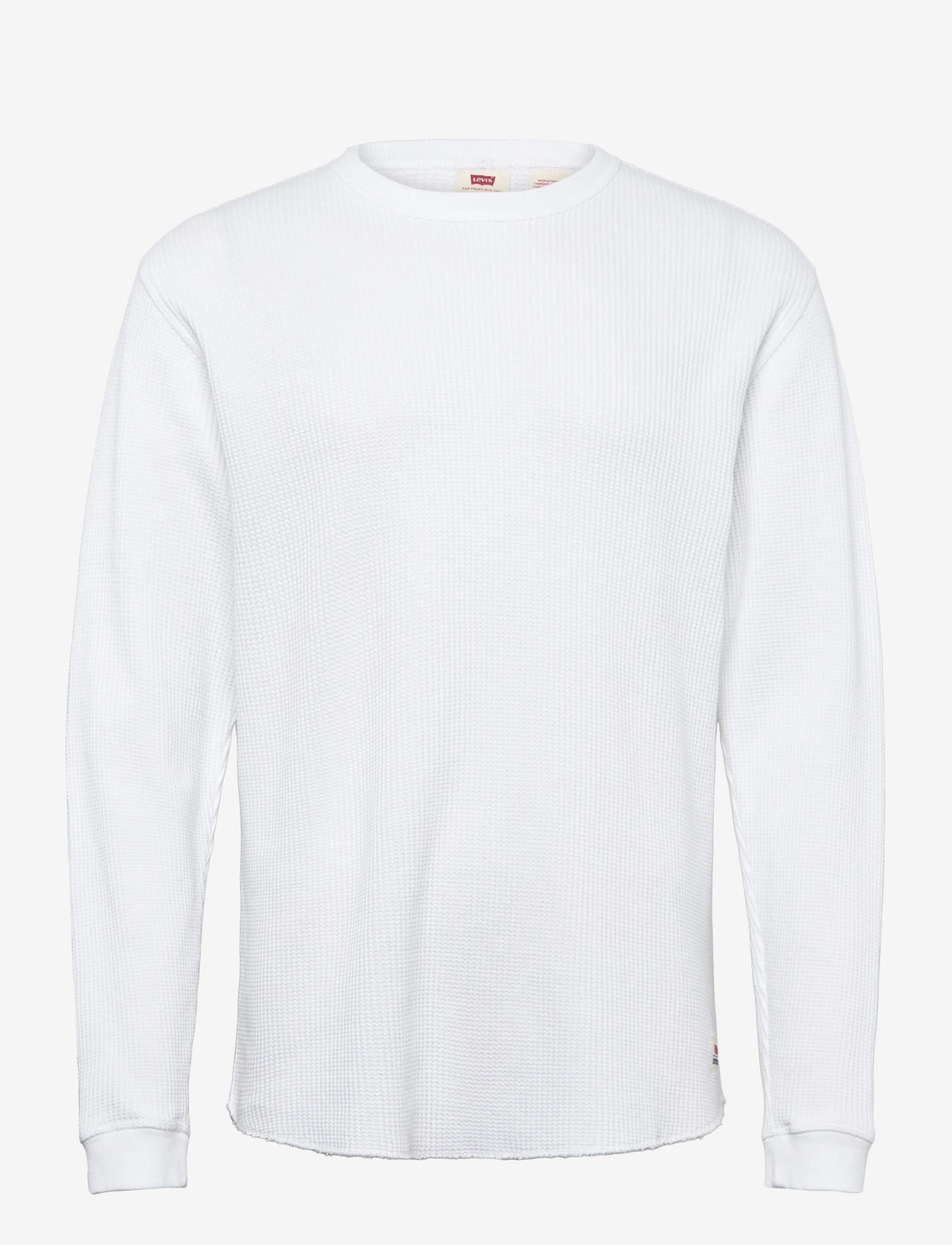 Levi's® - LS RLX THERMAL TEE WHITE + - långärmade t-shirts - neutrals - 1